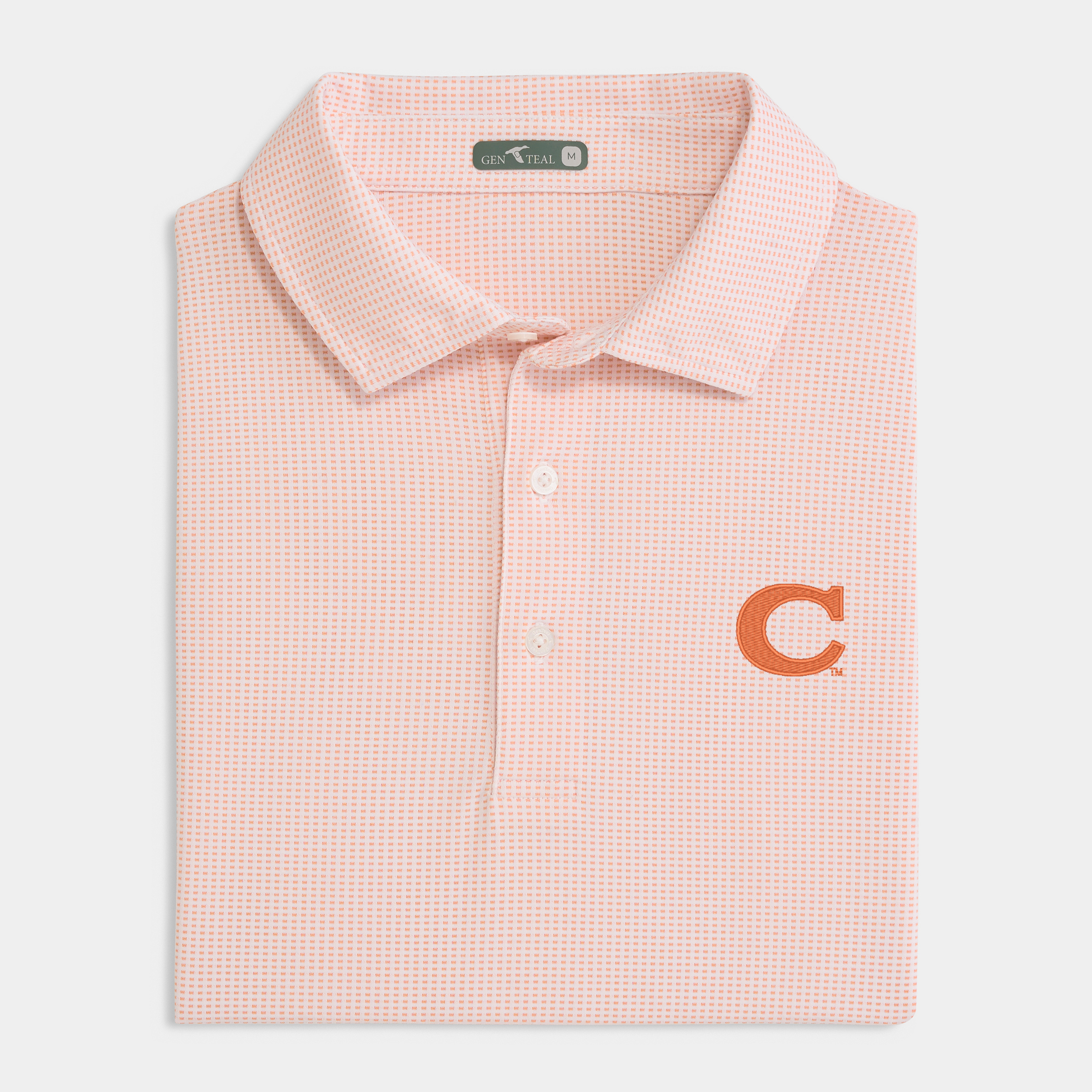 Clemson Vault C Jacquard Performance Polo