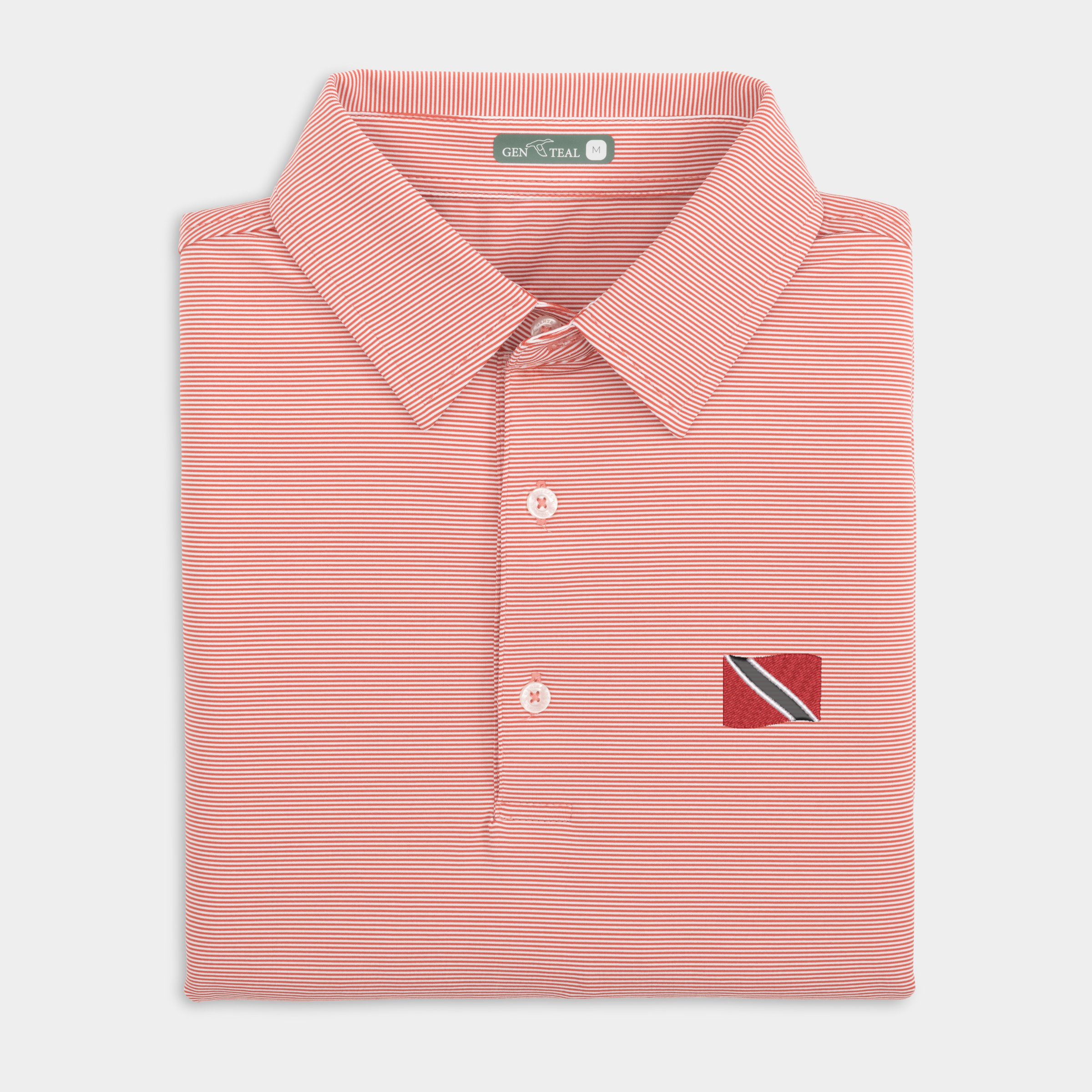 Trinidad and Tobago Pinstripe Performance Polo