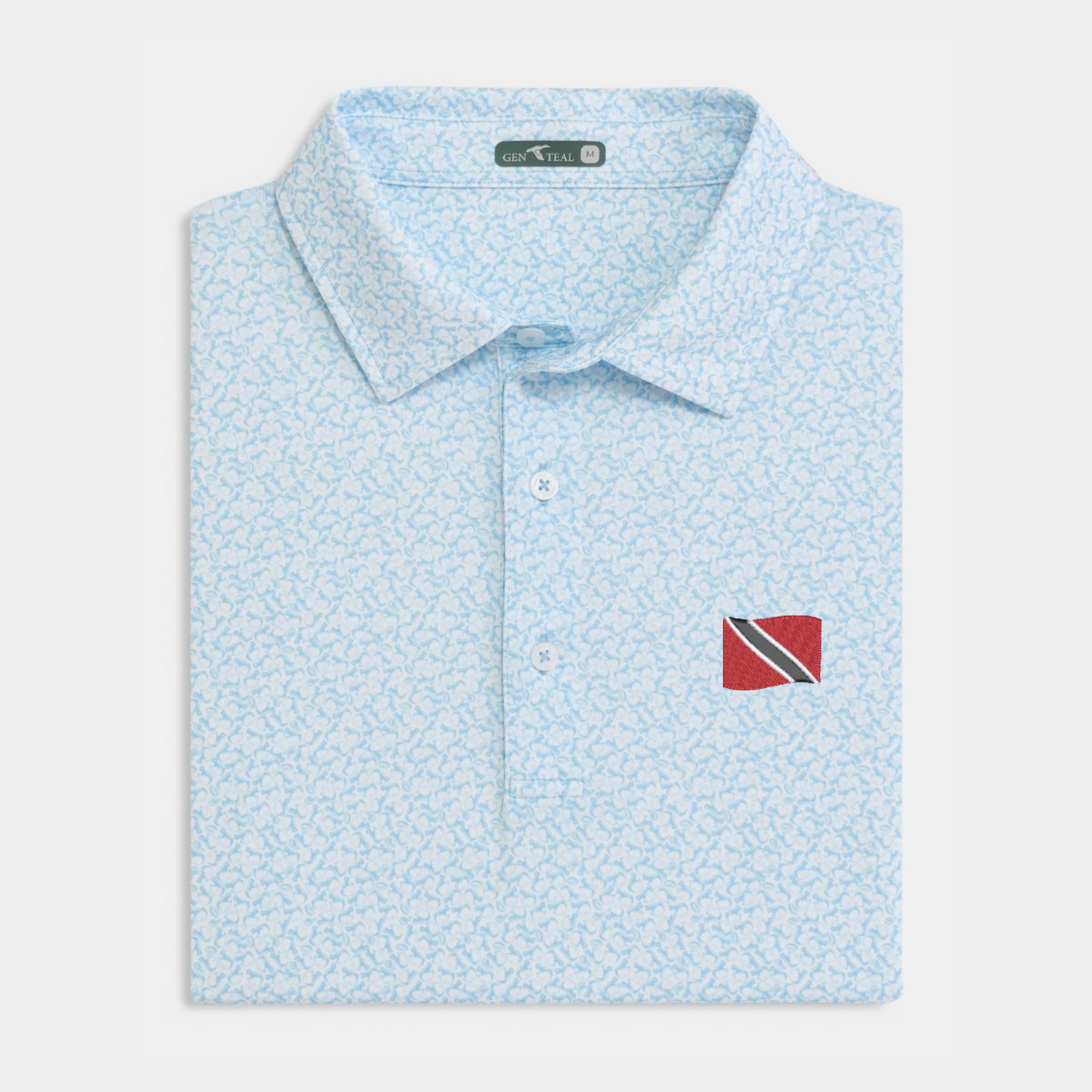 Trinidad and Tobago Helmet Havoc Printed Performance Polo