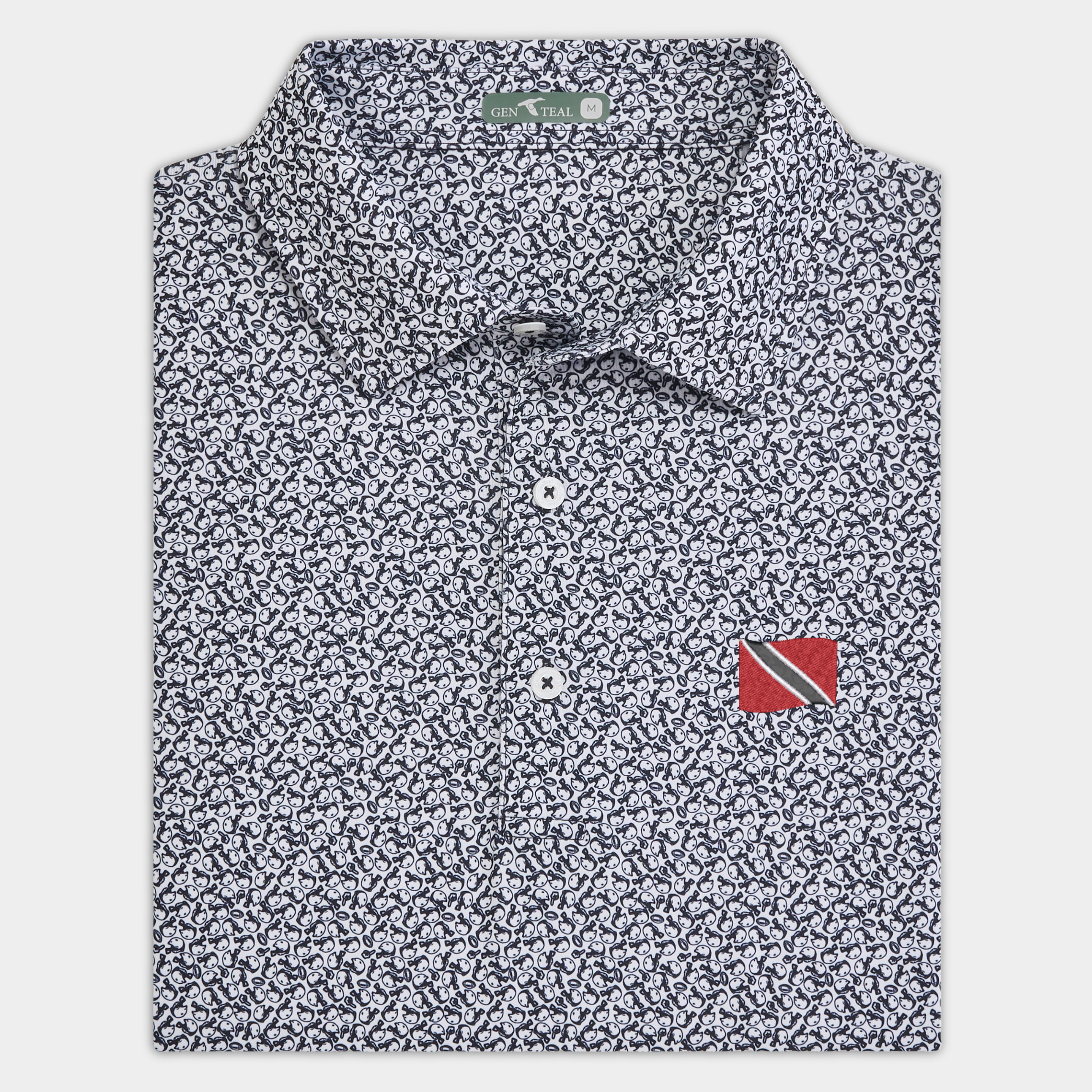 Trinidad and Tobago Helmet Havoc Printed Performance Polo