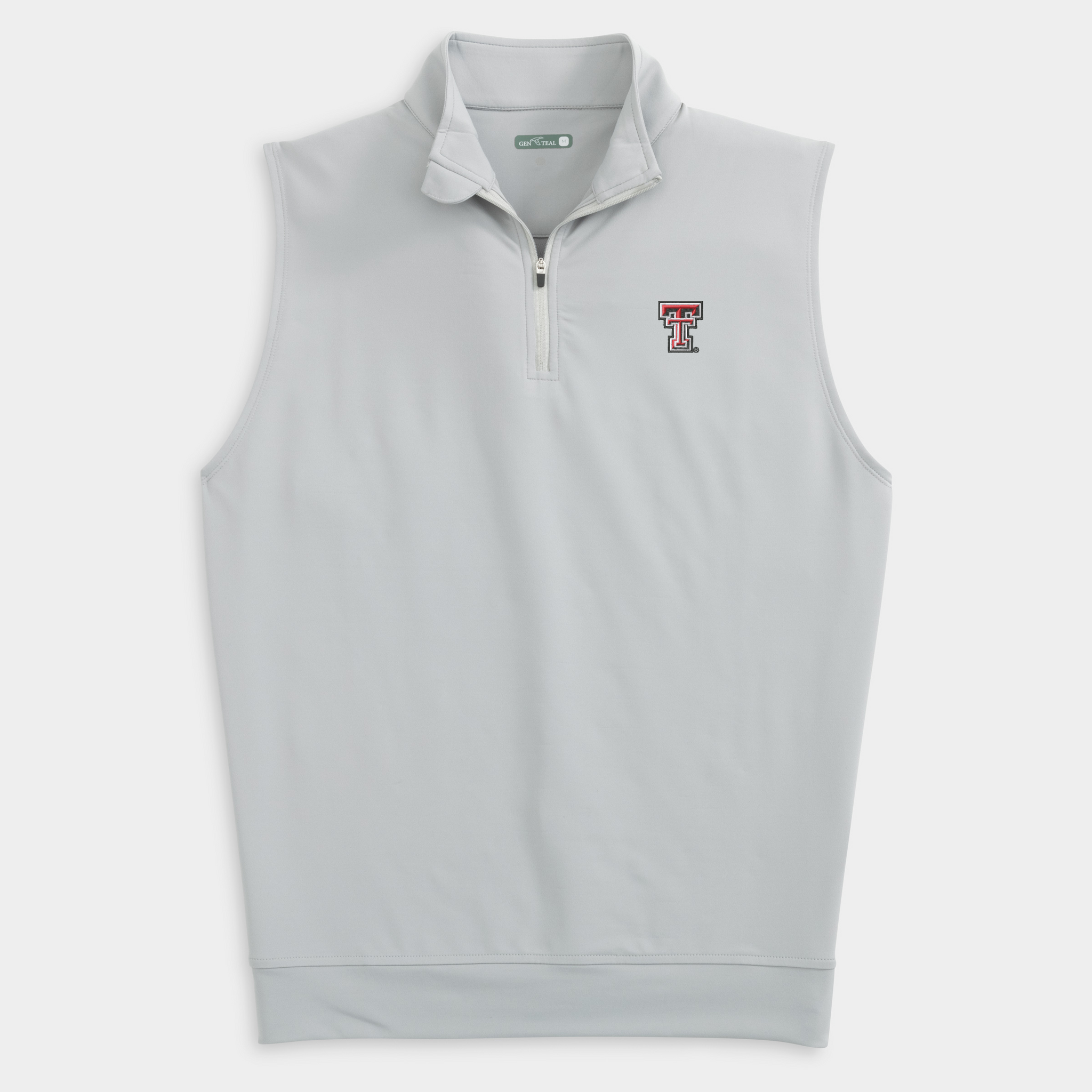Men's Texas Tech Venture Performance Quarter Zip Vest | GenTeal