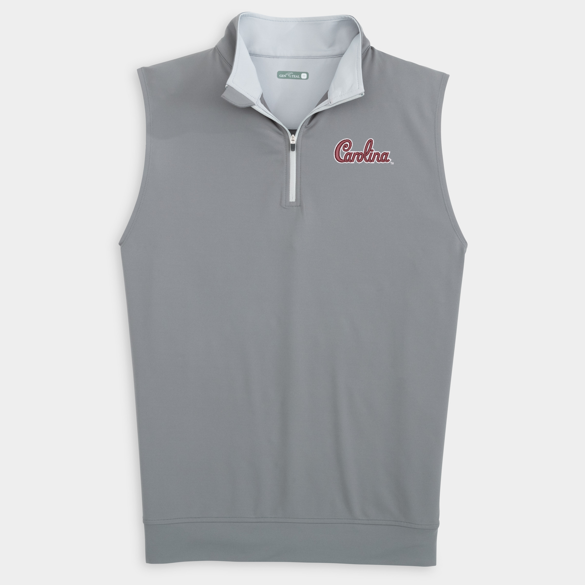 G-vest Gray XL ゴルフィッカーズ golfickers ベスト Men's South Carolina Script Venture Performance Quarter Zip Vest