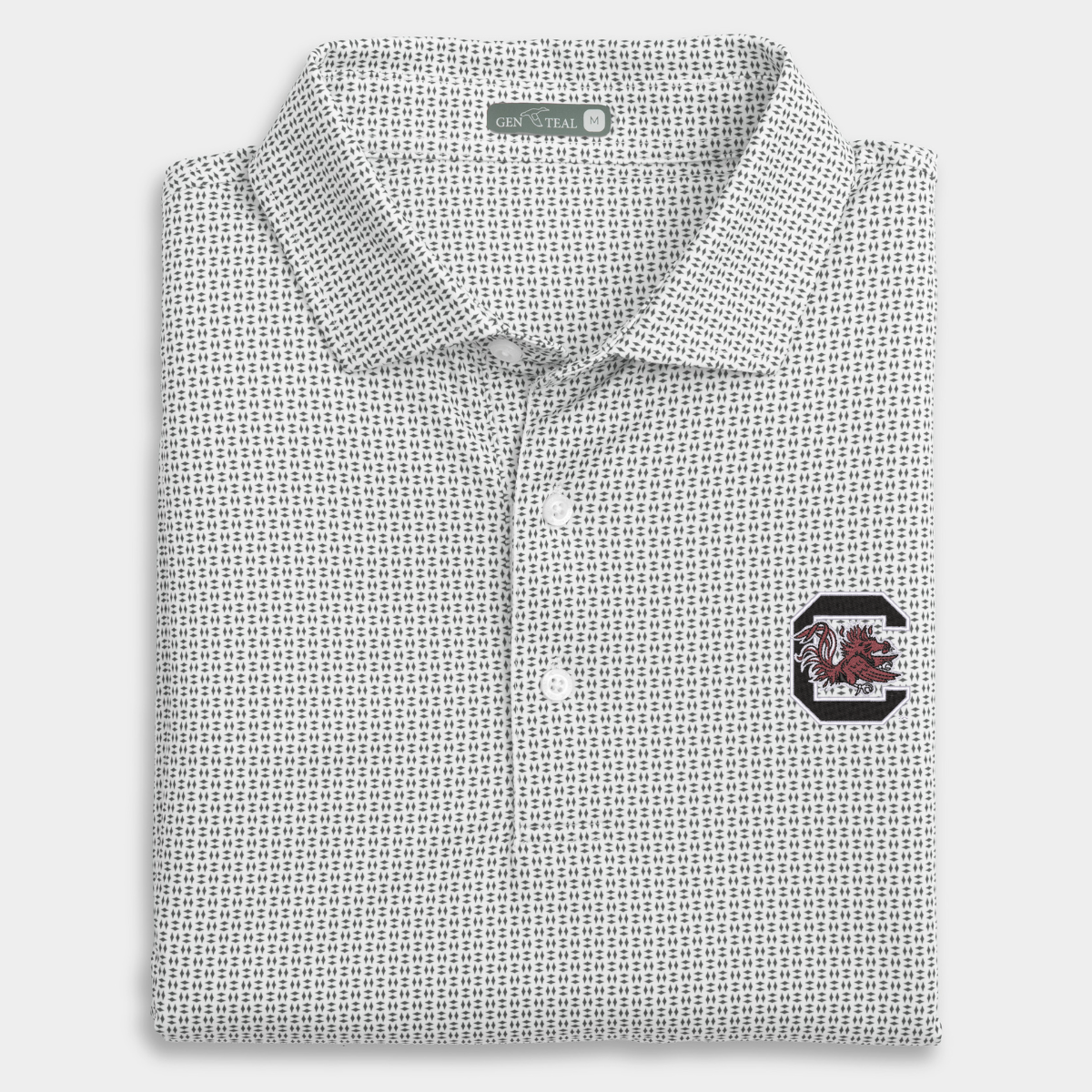 South Carolina Trellis Printed Performance Polo