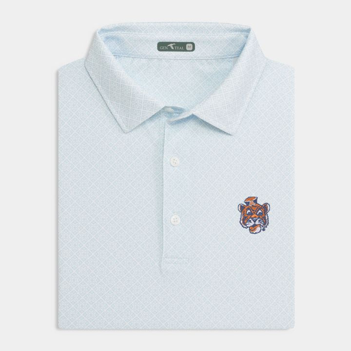 Auburn Vault Diamonds Printed Performance Polo