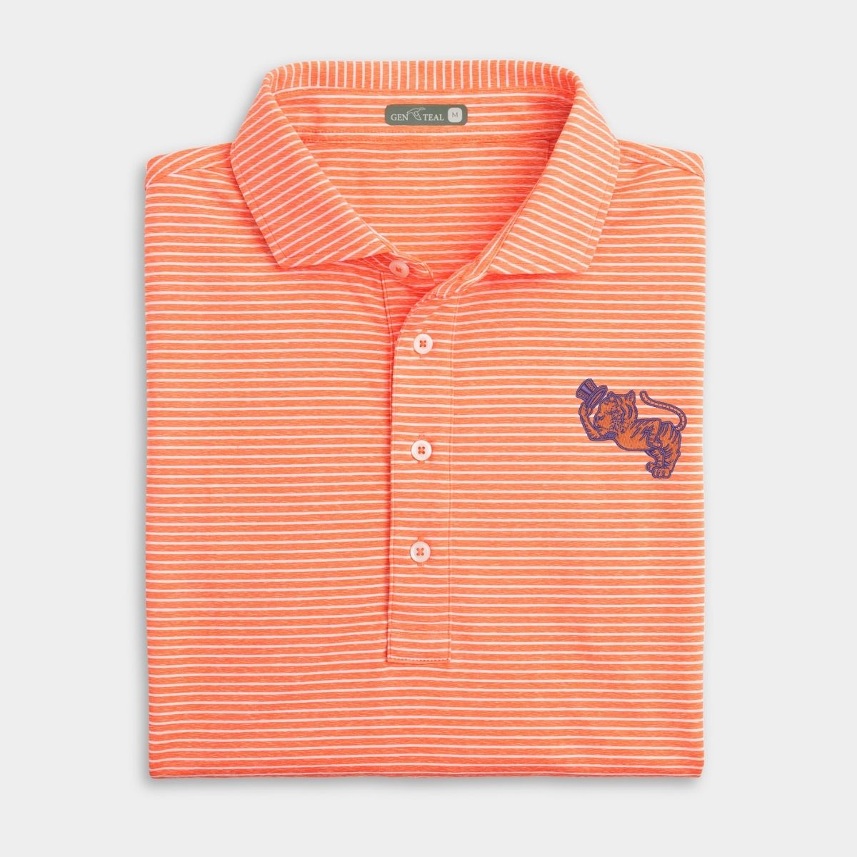 Clemson Top Hat Tiger Davis Performance Polo