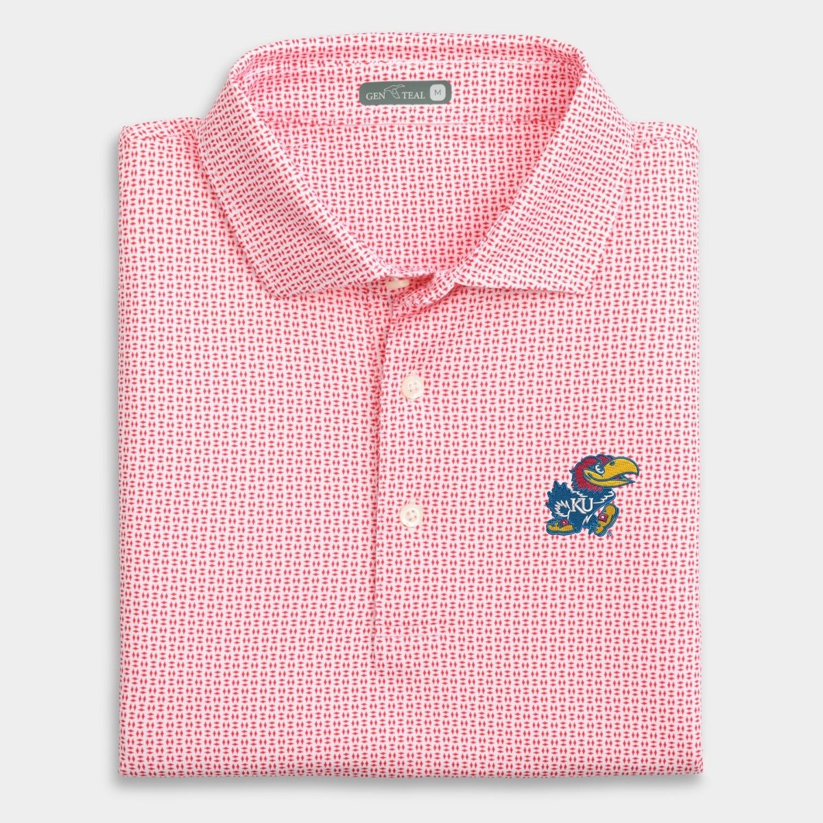 Kansas Trellis Printed Performance Polo