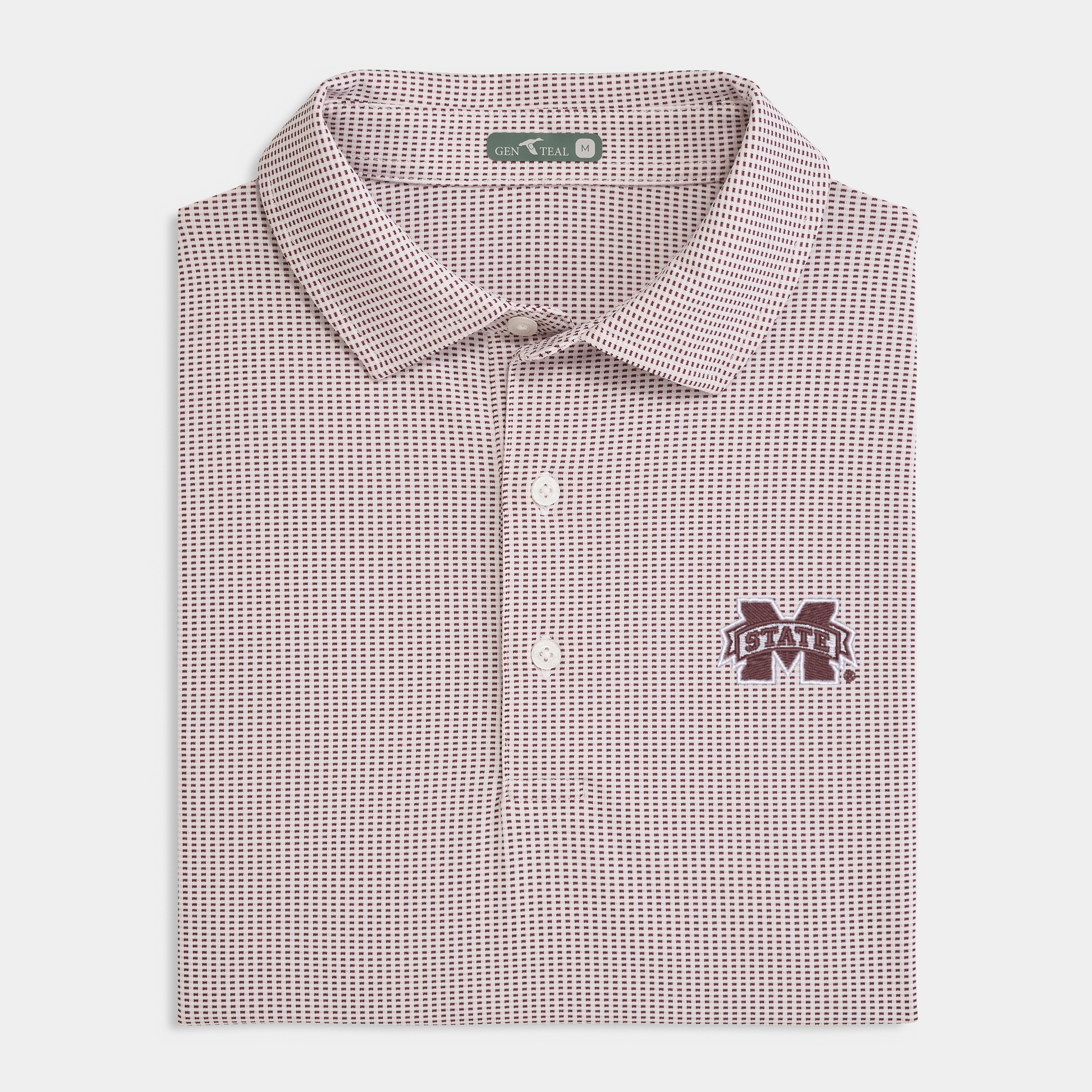 Mississippi State Jacquard Performance Polo