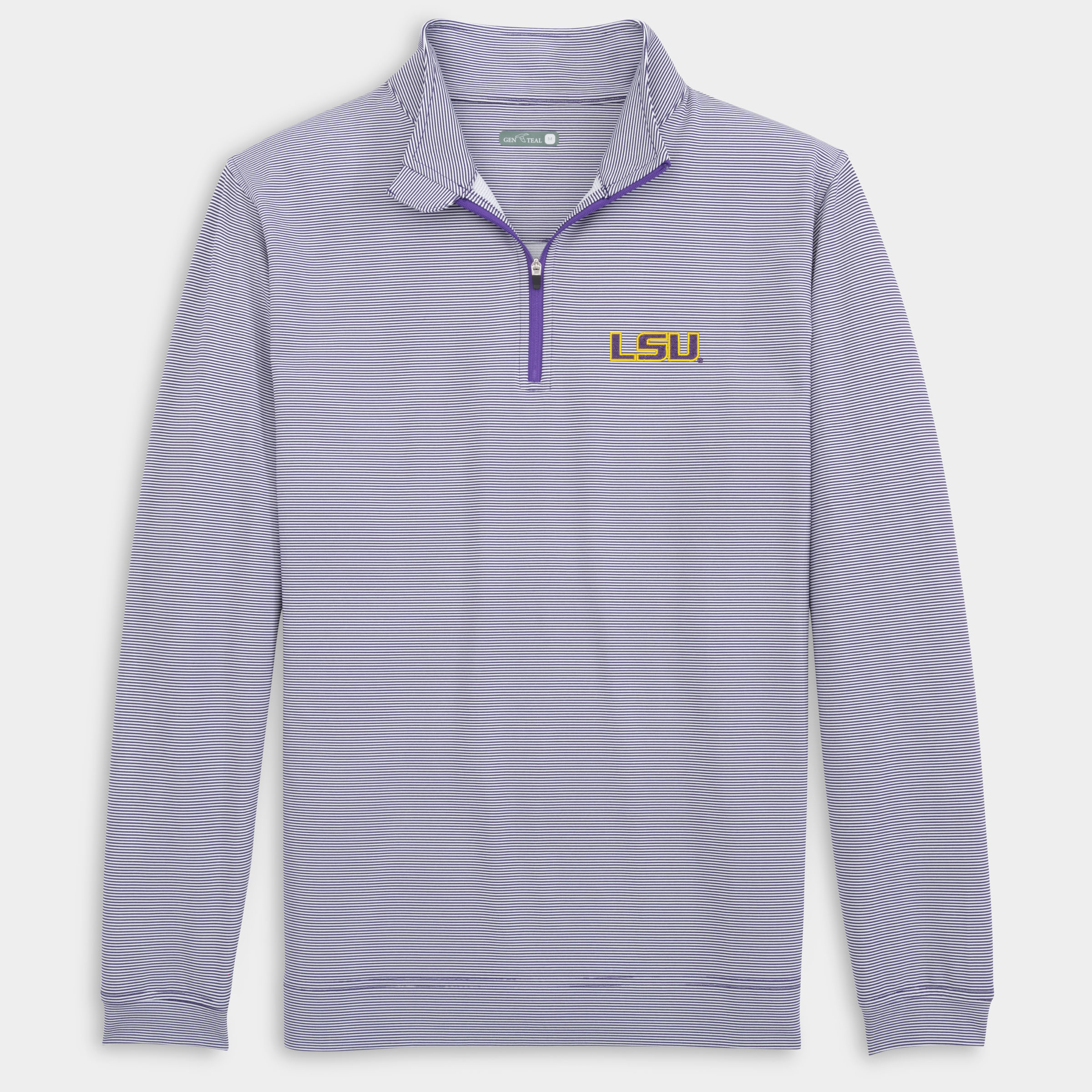 LSU Pinstripe Venture Performance Quarter-Zip