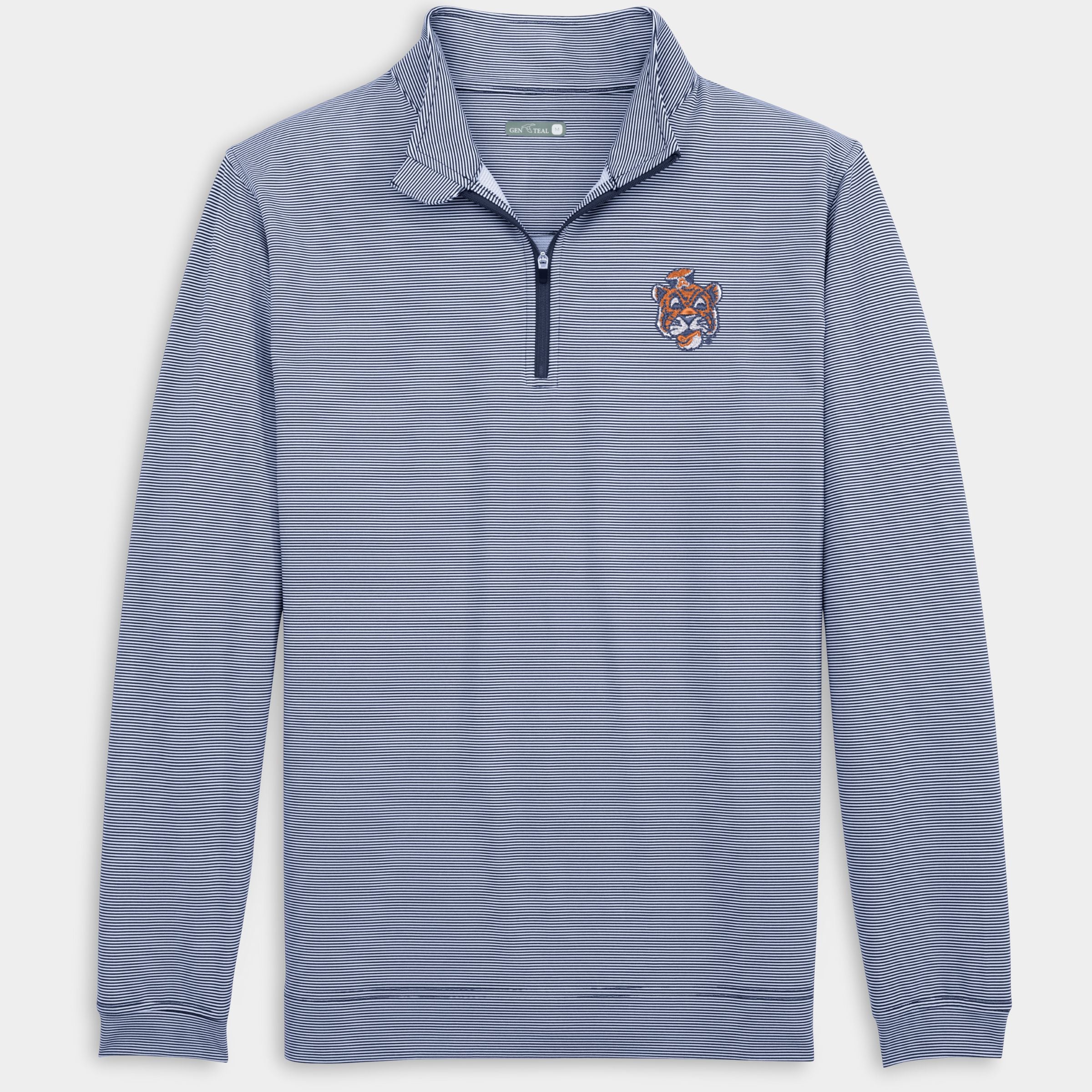 Auburn Vault Pinstripe Venture Performance Quarter-Zip