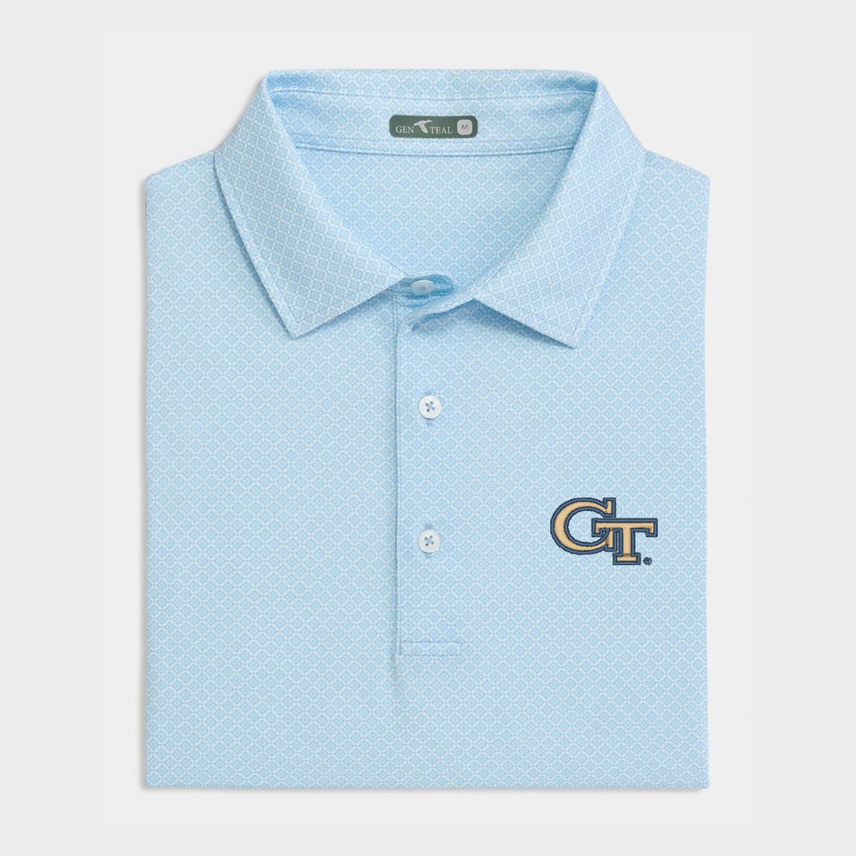 Georgia Tech Heritage Blue Diamond Lattice Printed Performance 
