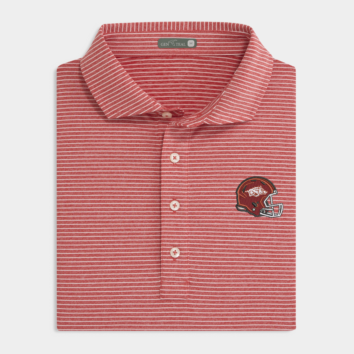 Arkansas Helmet Davis Performance Polo