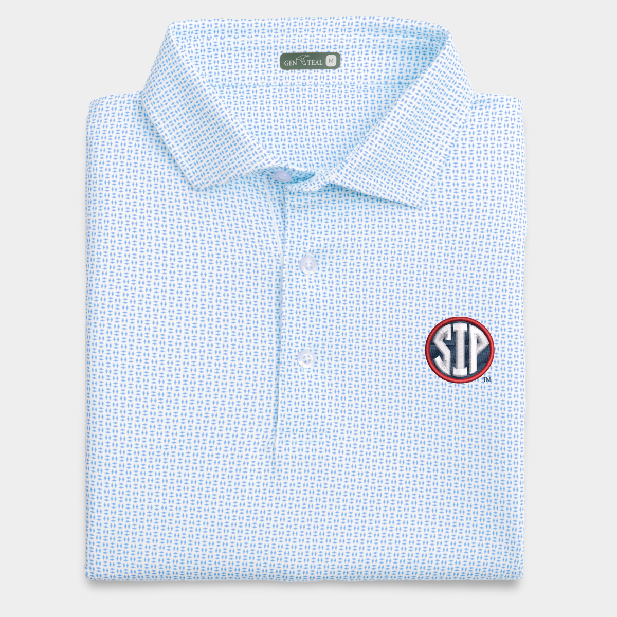 Ole Miss SIP Trellis Printed Performance Polo