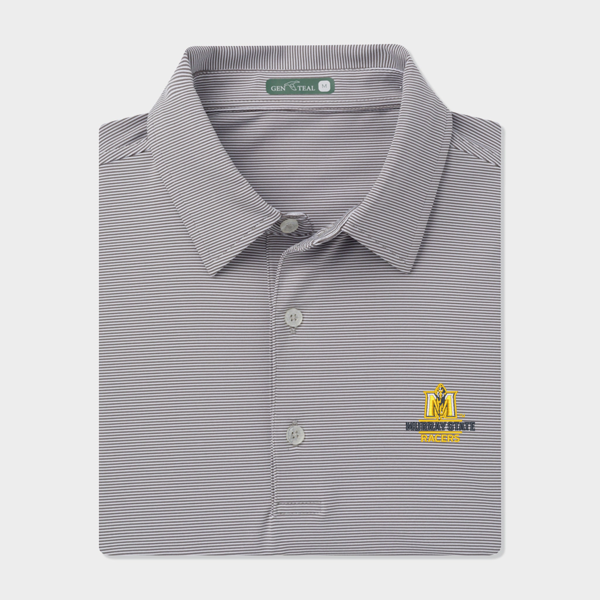 Murray State Club Pinstripe Performance Polo