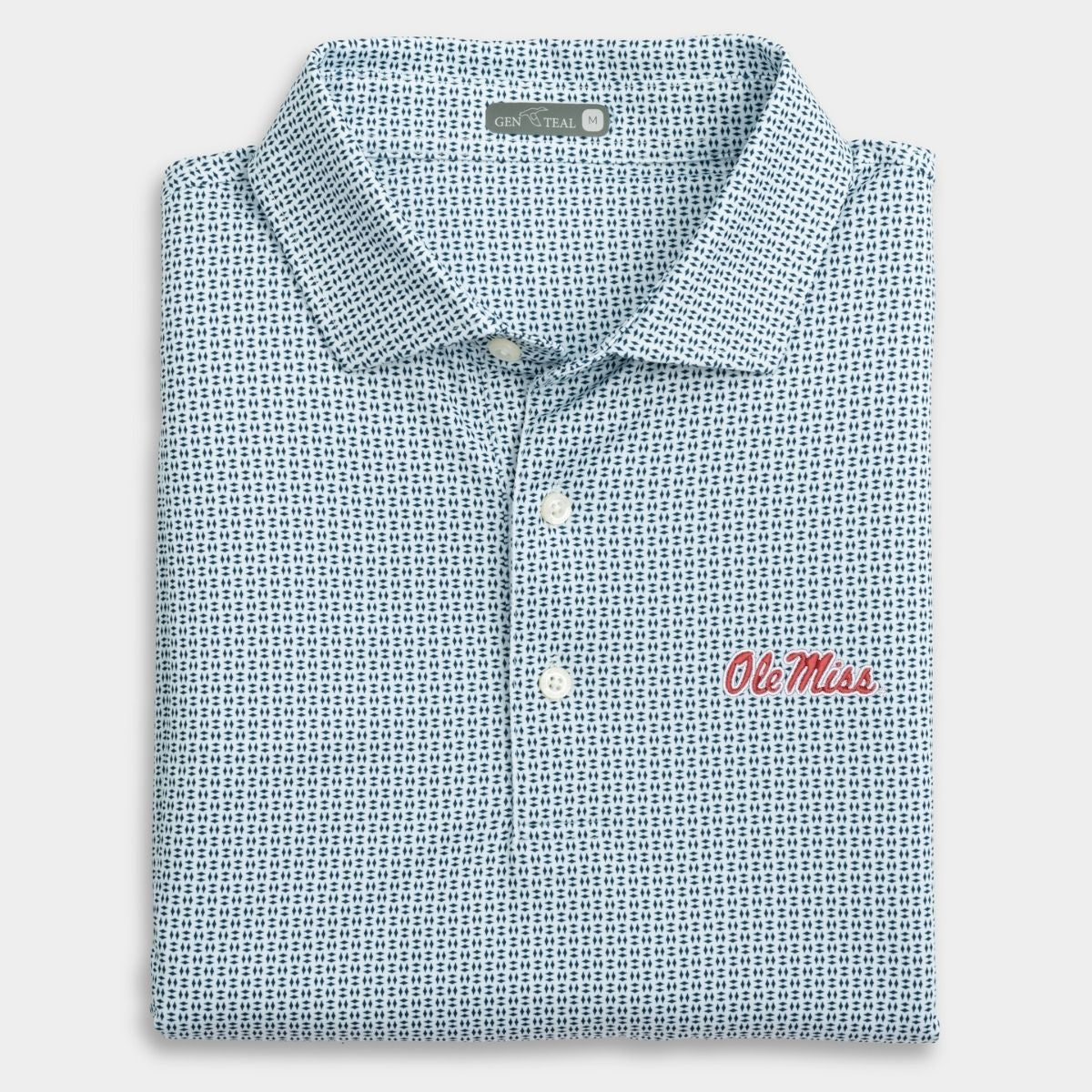 Ole Miss Trellis Printed Performance Polo