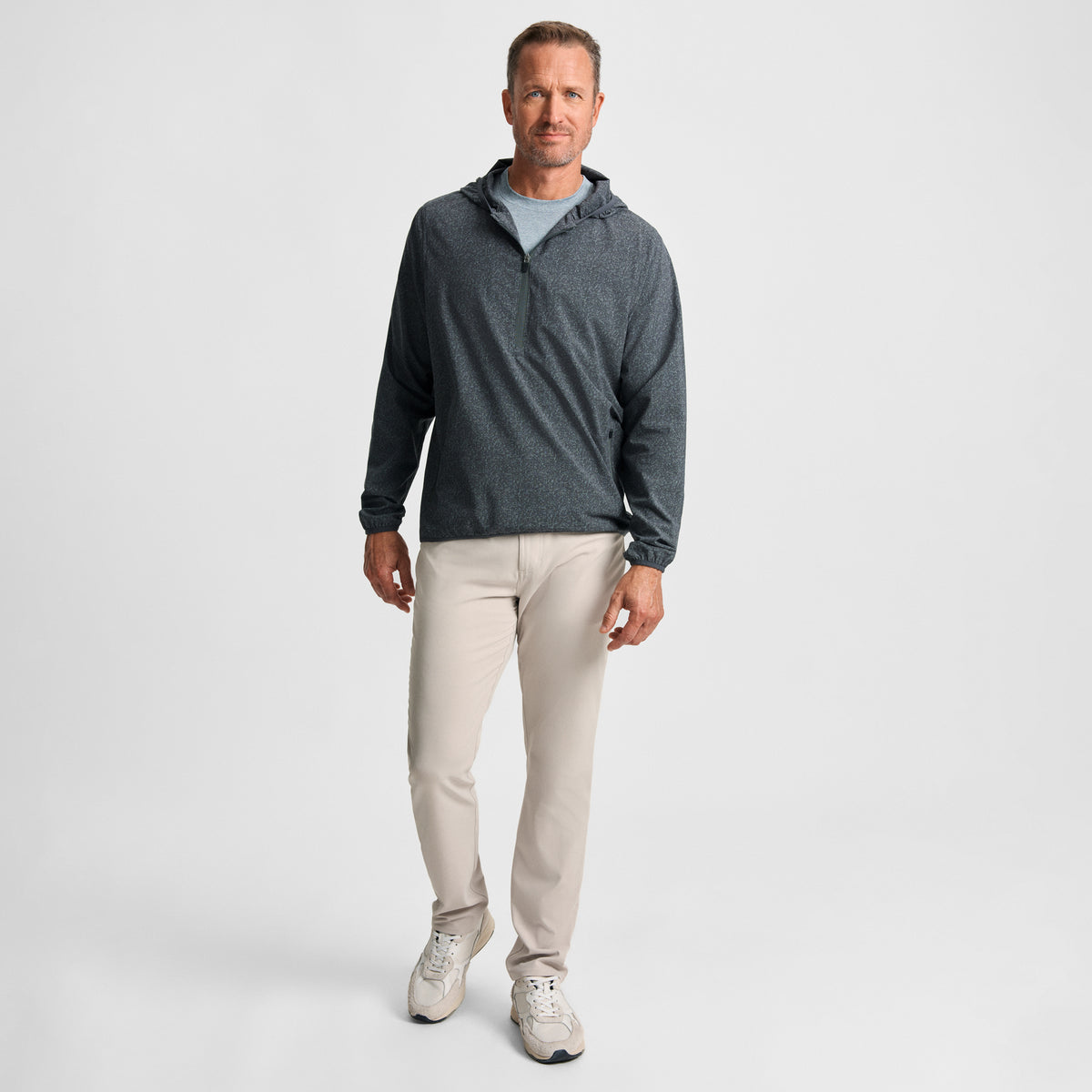 Half Jacket With Cap For Men Matrix Shield Half Zip Jacket MEN 