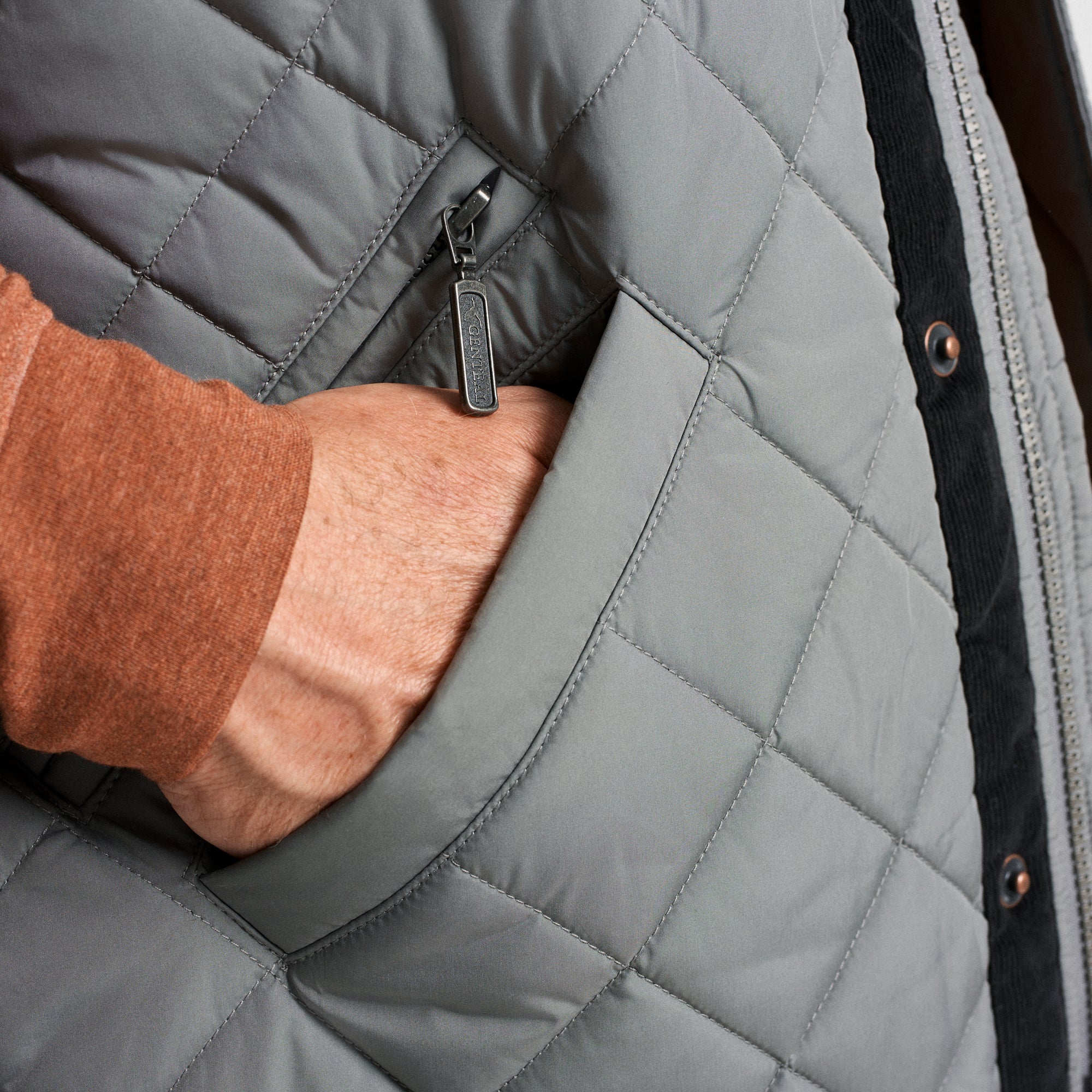 Graphite Northpoint Quilted Vest