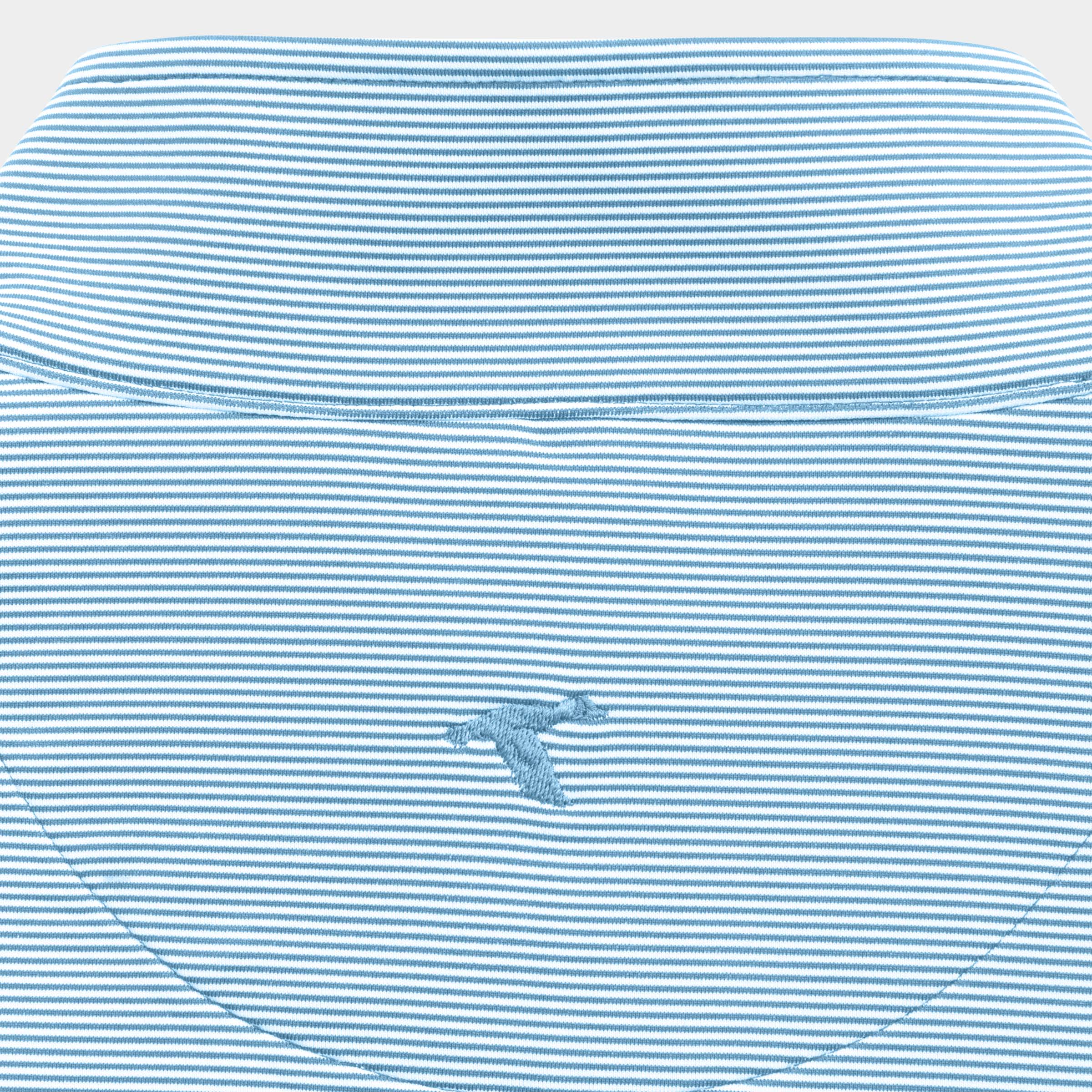 Ole Miss Athletics Foundation Pinstripe Venture Performance Quarter-Zip-GenTeal Apparel