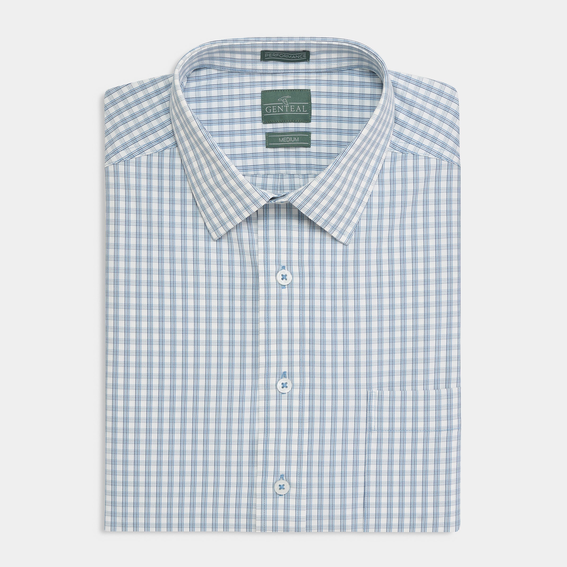 Spread Collar Performance Sport Shirt