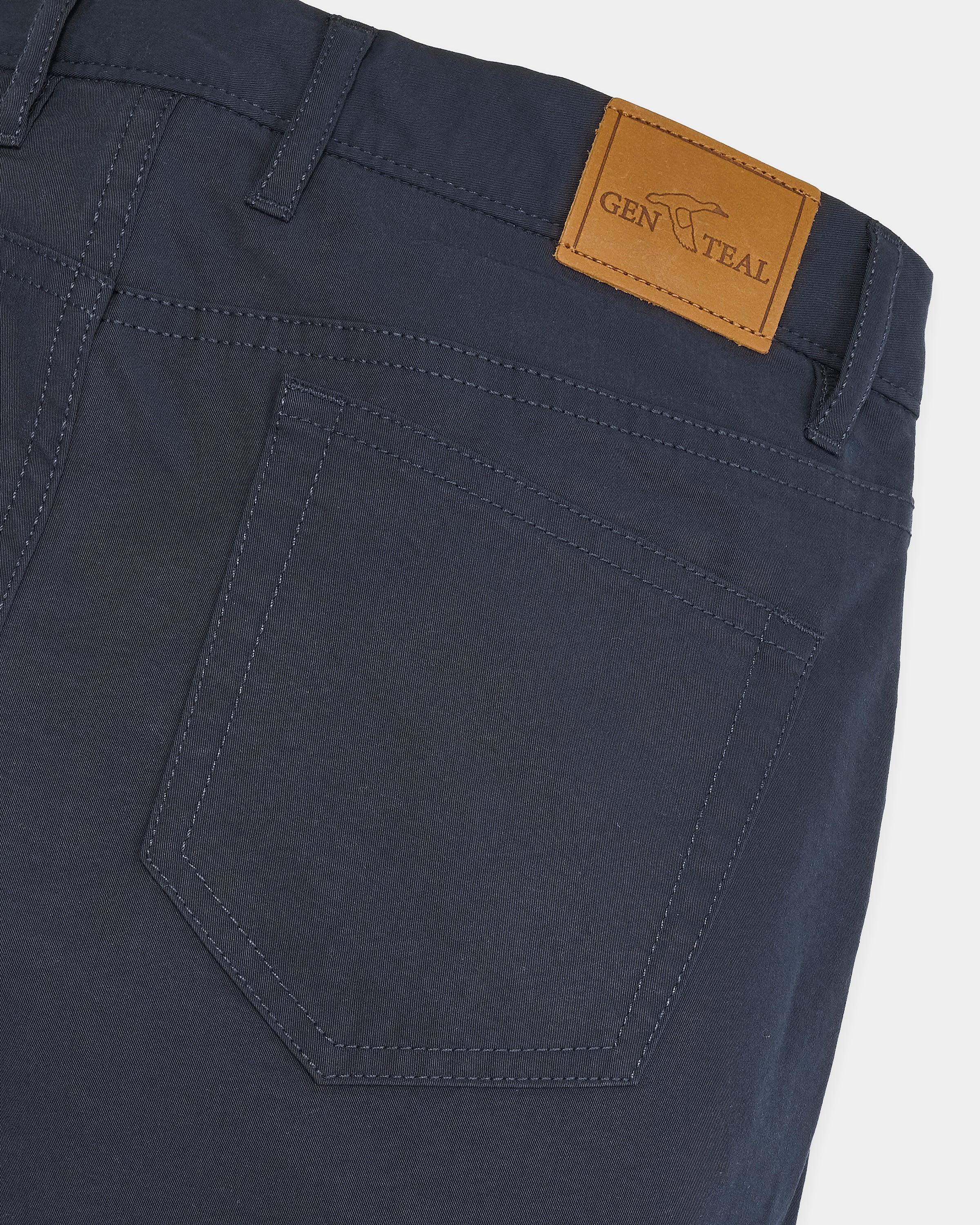 Youth Navy Britton Five-Pocket Pant