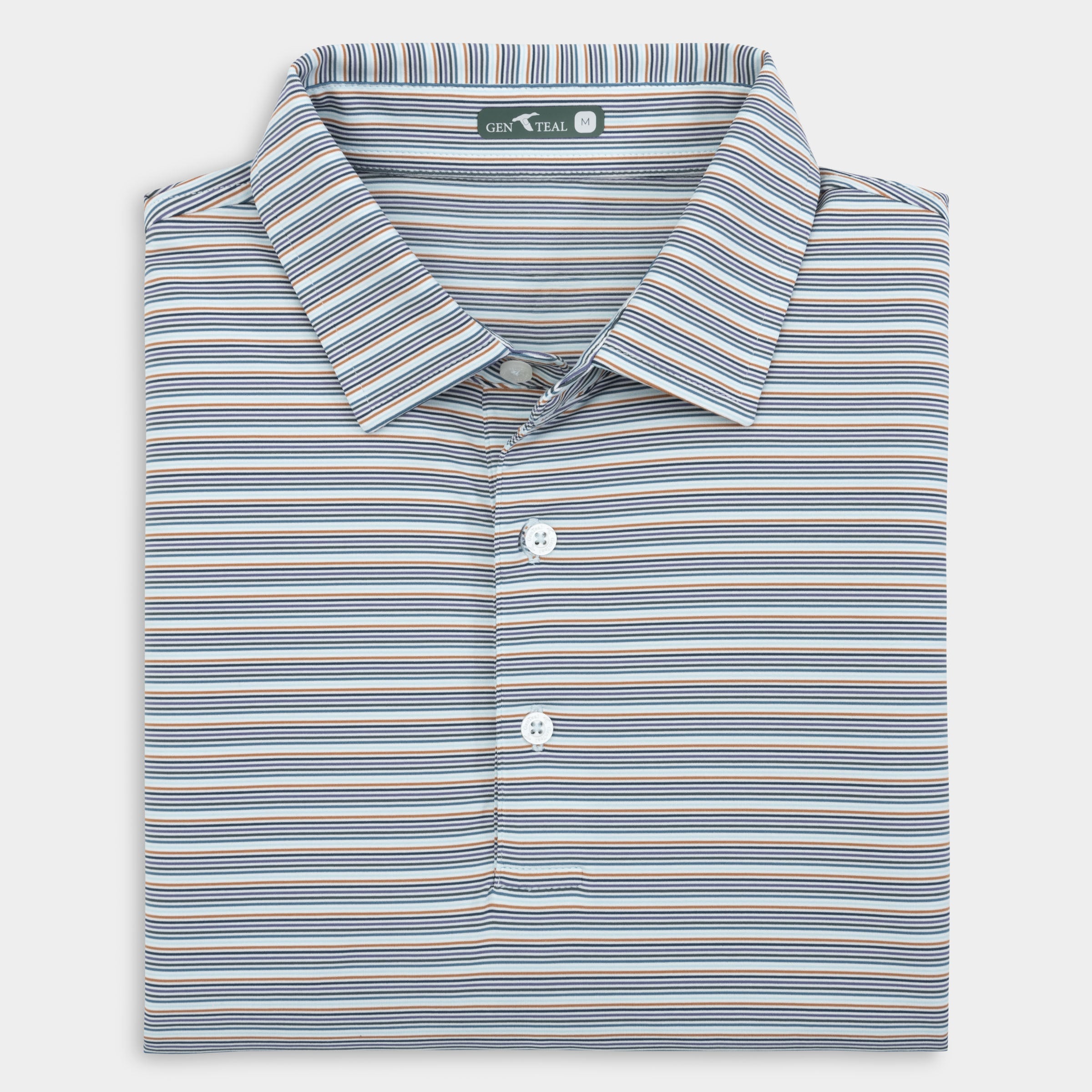 Multipinstripe Performance Polo