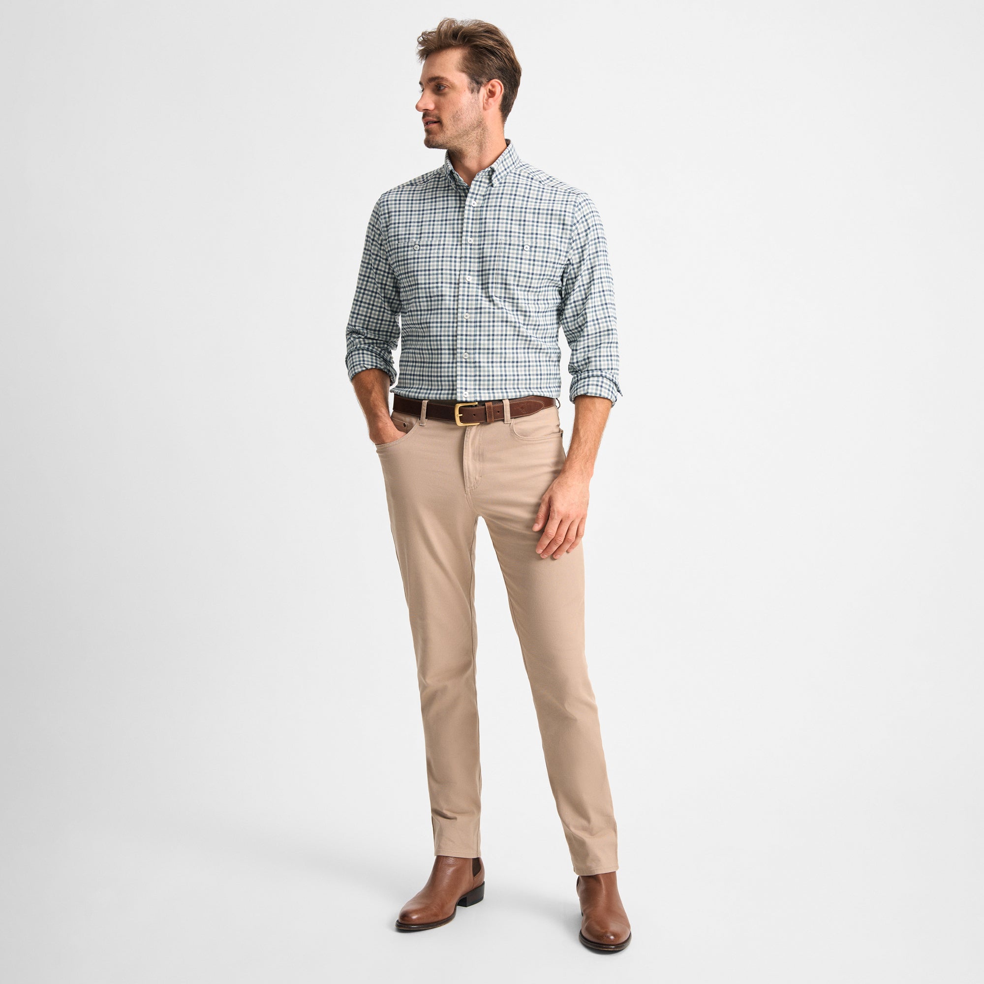 Carob Billings Five-Pocket Pant