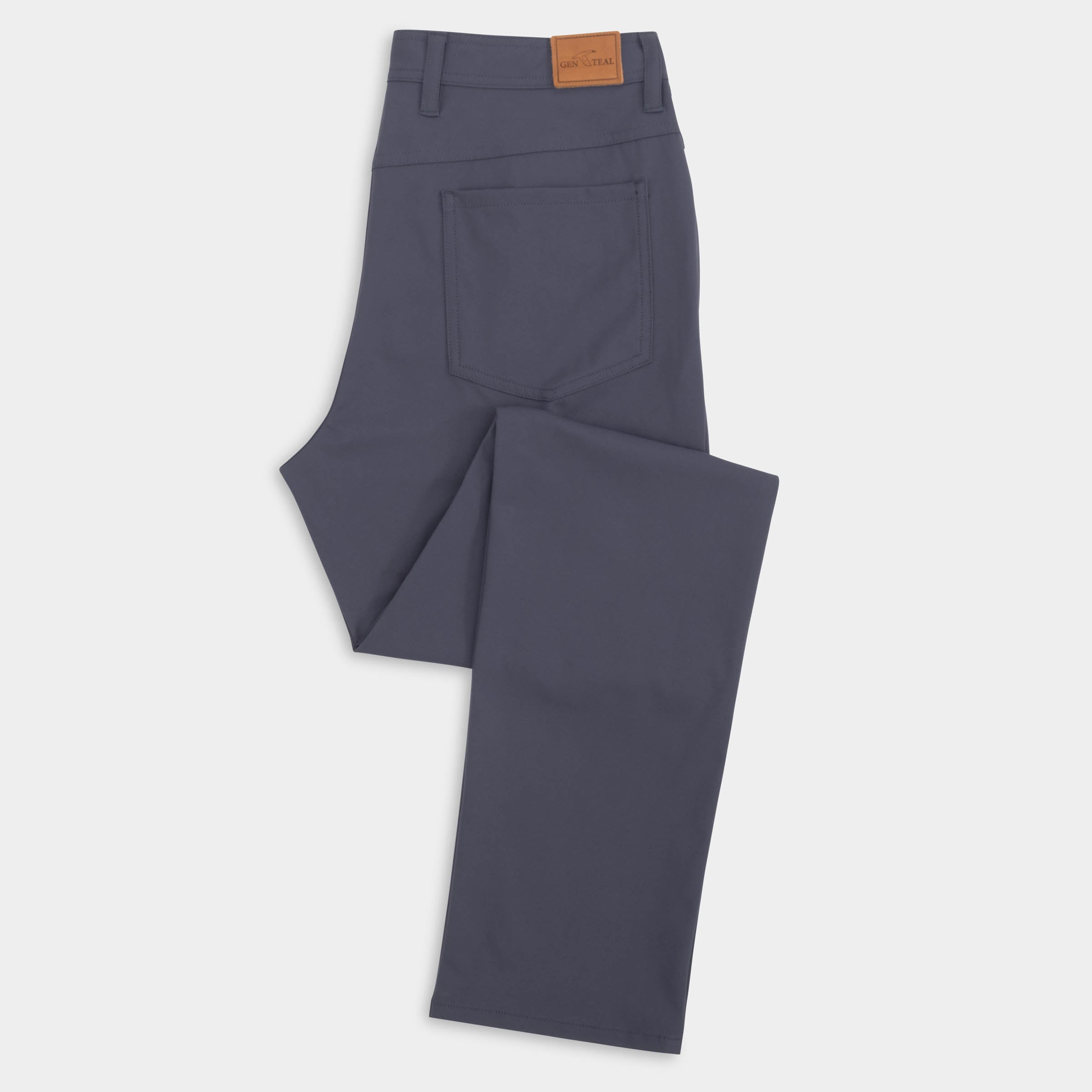 Navy Clubhouse Stretch 5-Pocket Pant-GenTeal Apparel