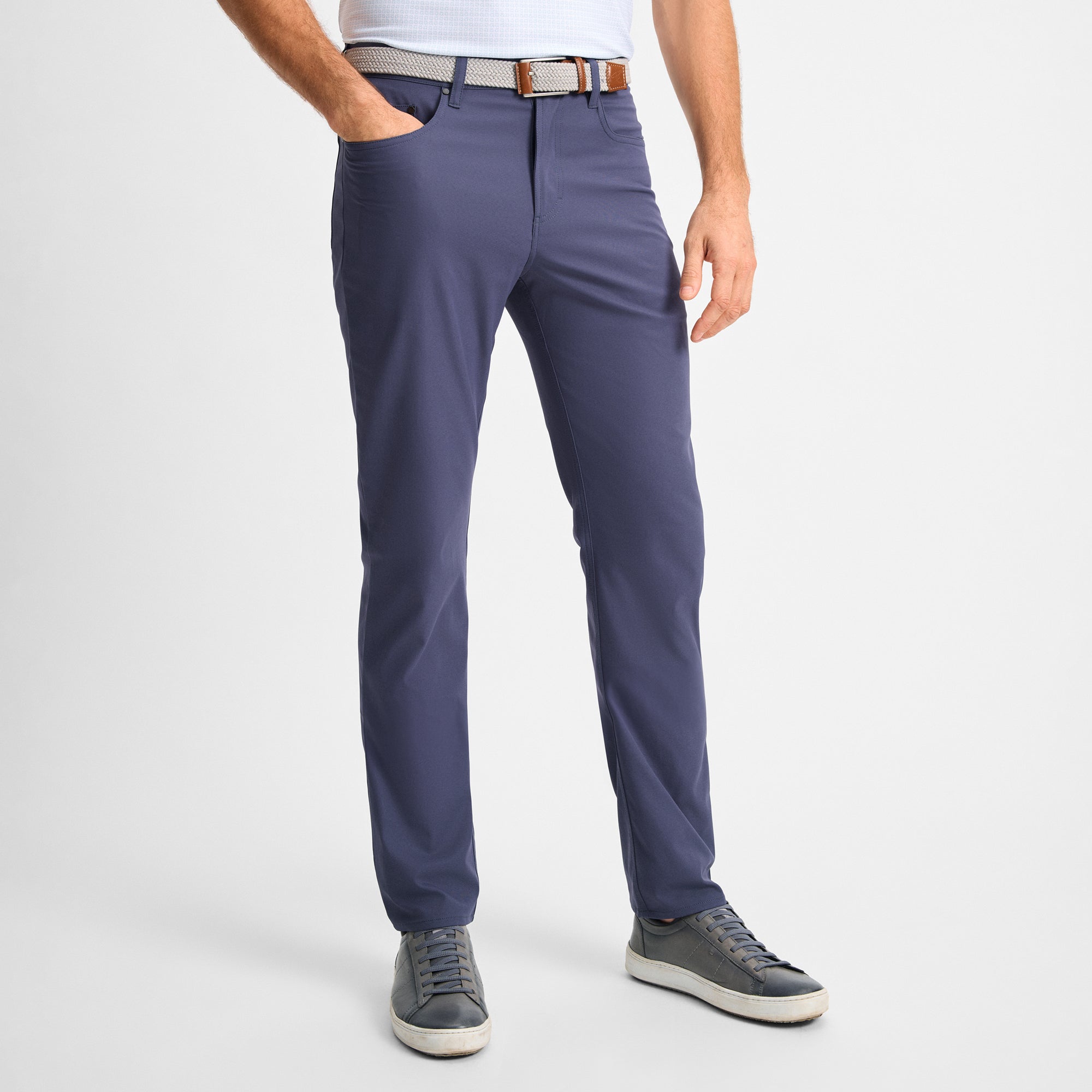 Essentials Heren Straight-Fit 9 Binnenbeenlengte Stretch 5-Pocket Short, Khaki Bruin, 40 Essentials Heren Straight-Fit 9 Binnenbeenlengte Stretch 5-Pocket Short, Khaki Bruin, 40