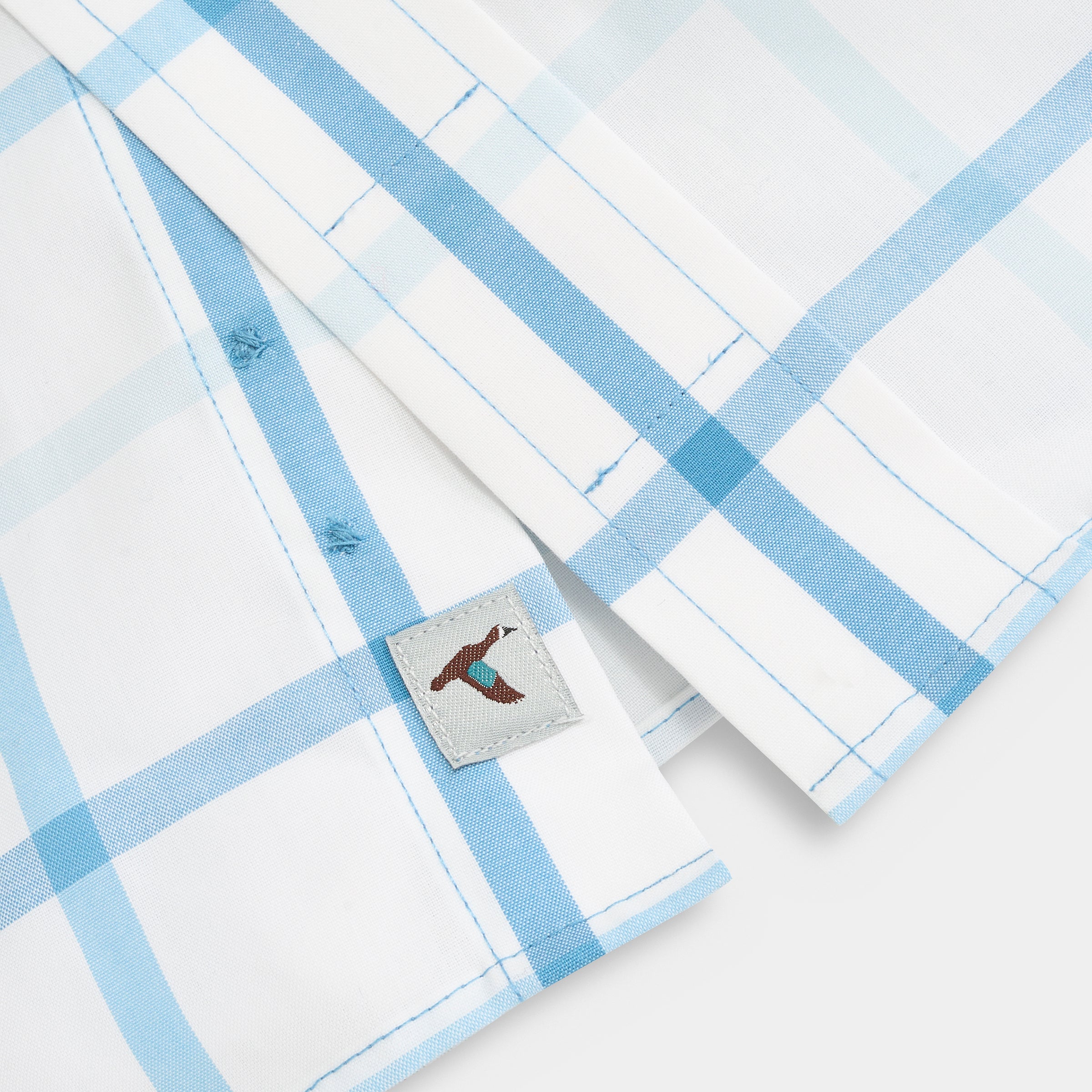 Windowpane Cotton Sport Shirt