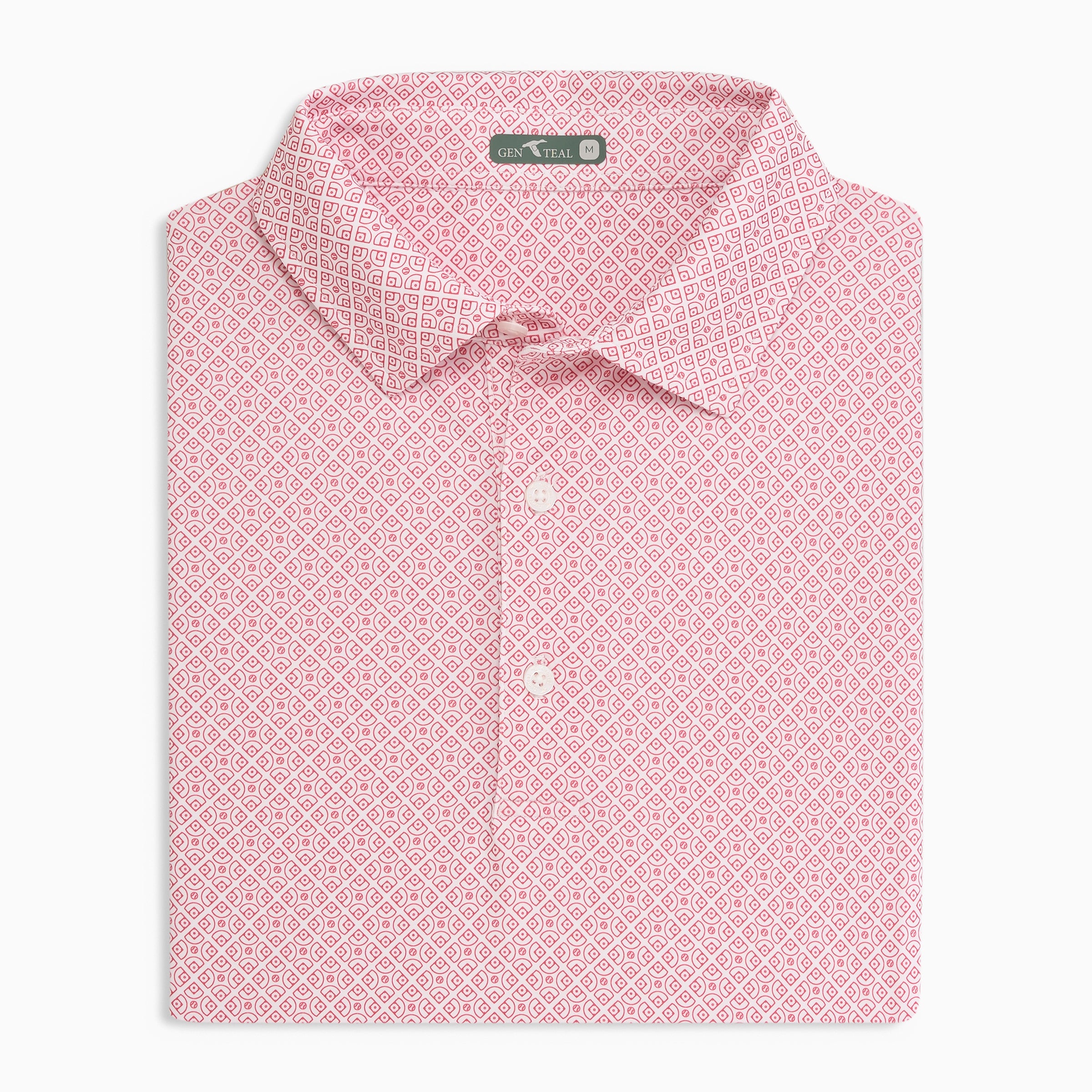 Diamonds Printed Performance Polo