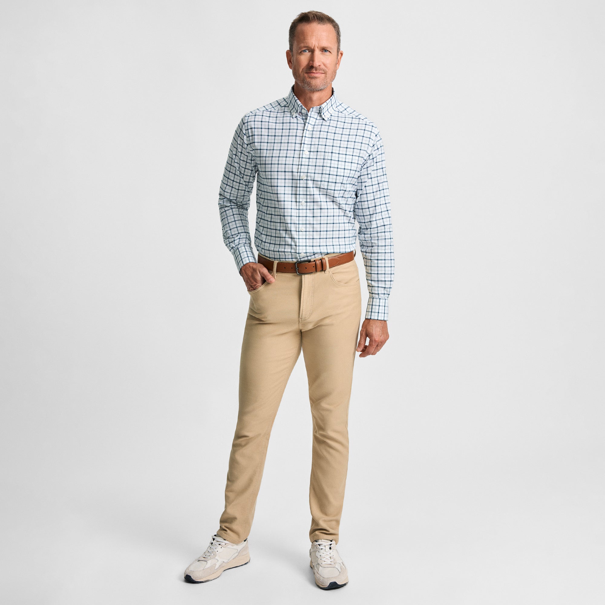 Graham Cotton Blend Sport Shirt