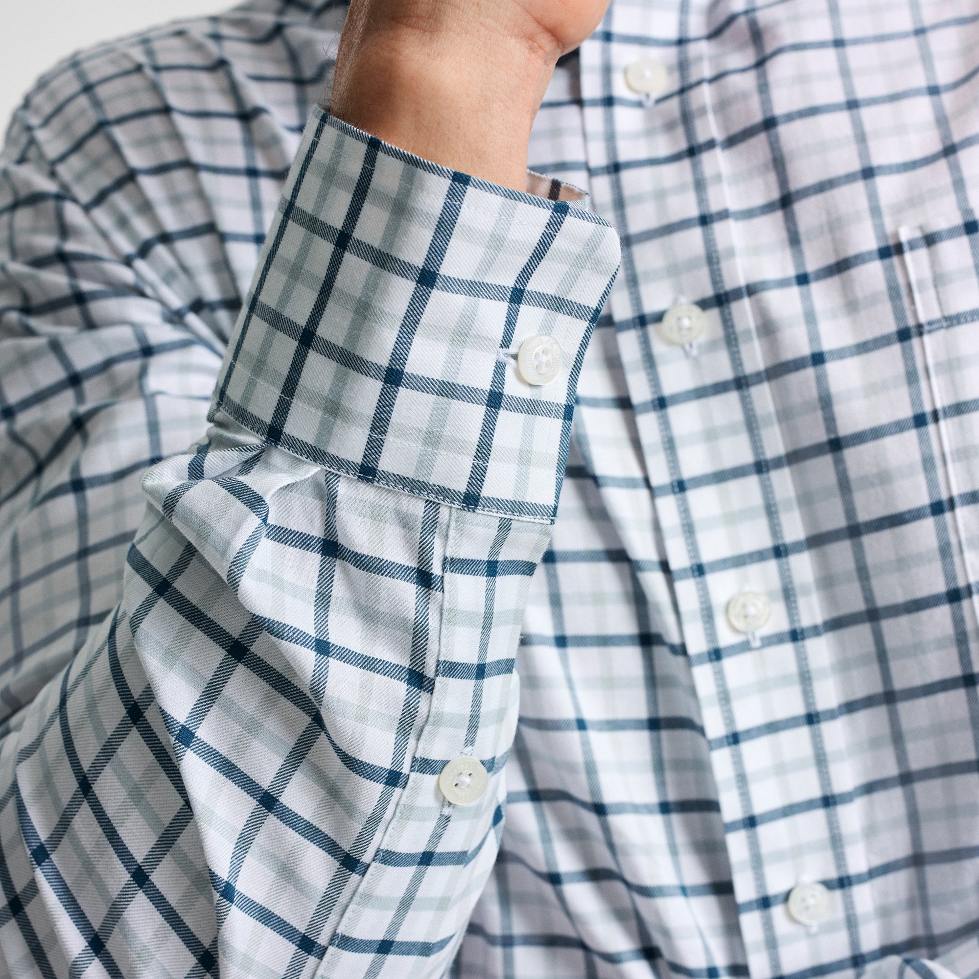 Graham Cotton Blend Sport Shirt