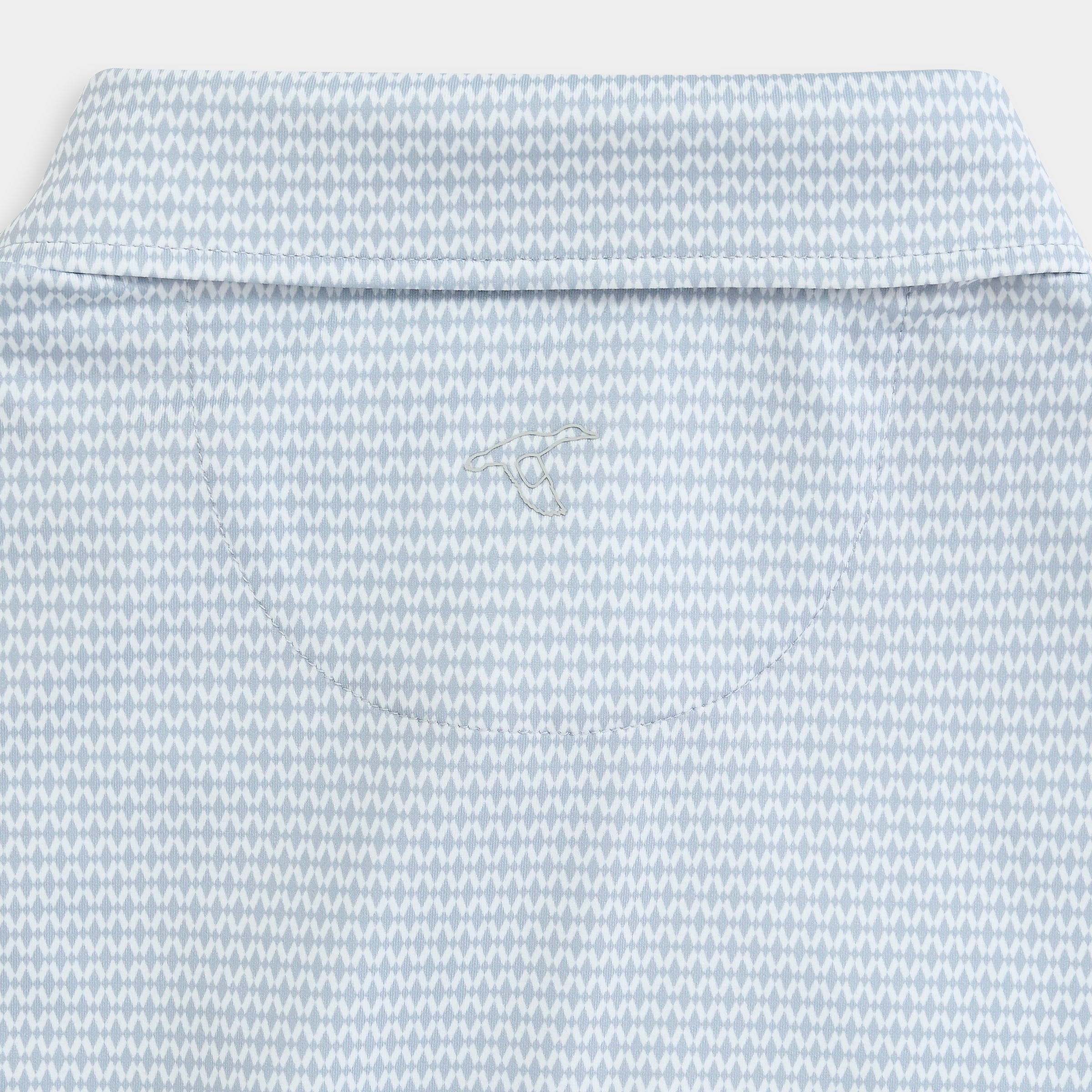 Argyle Geo Printed Performance Polo