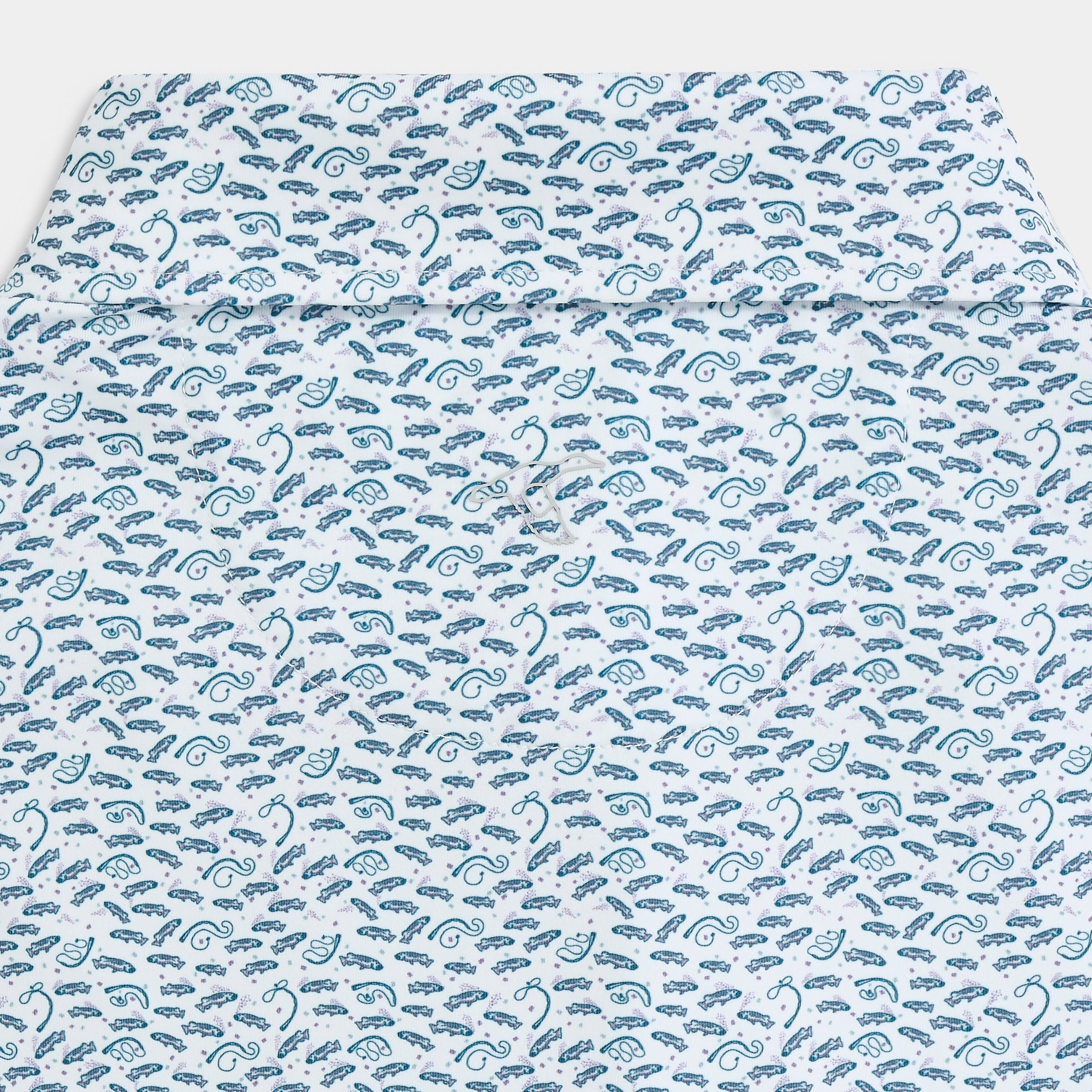 Catch and Release Printed Performance Polo