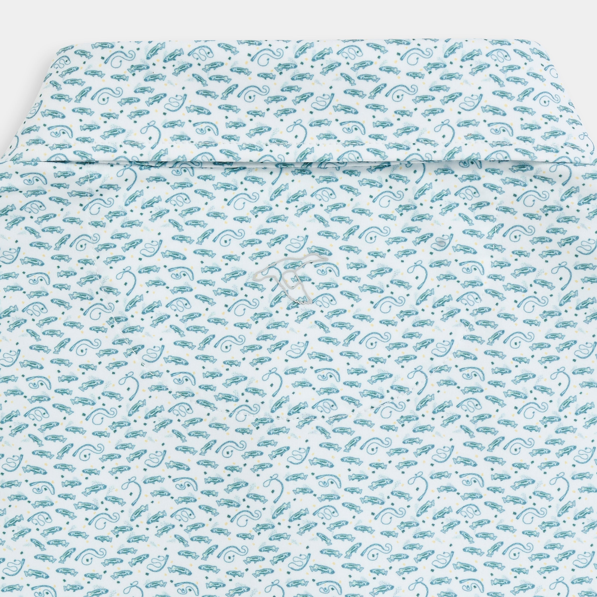 Catch and Release Printed Performance Polo