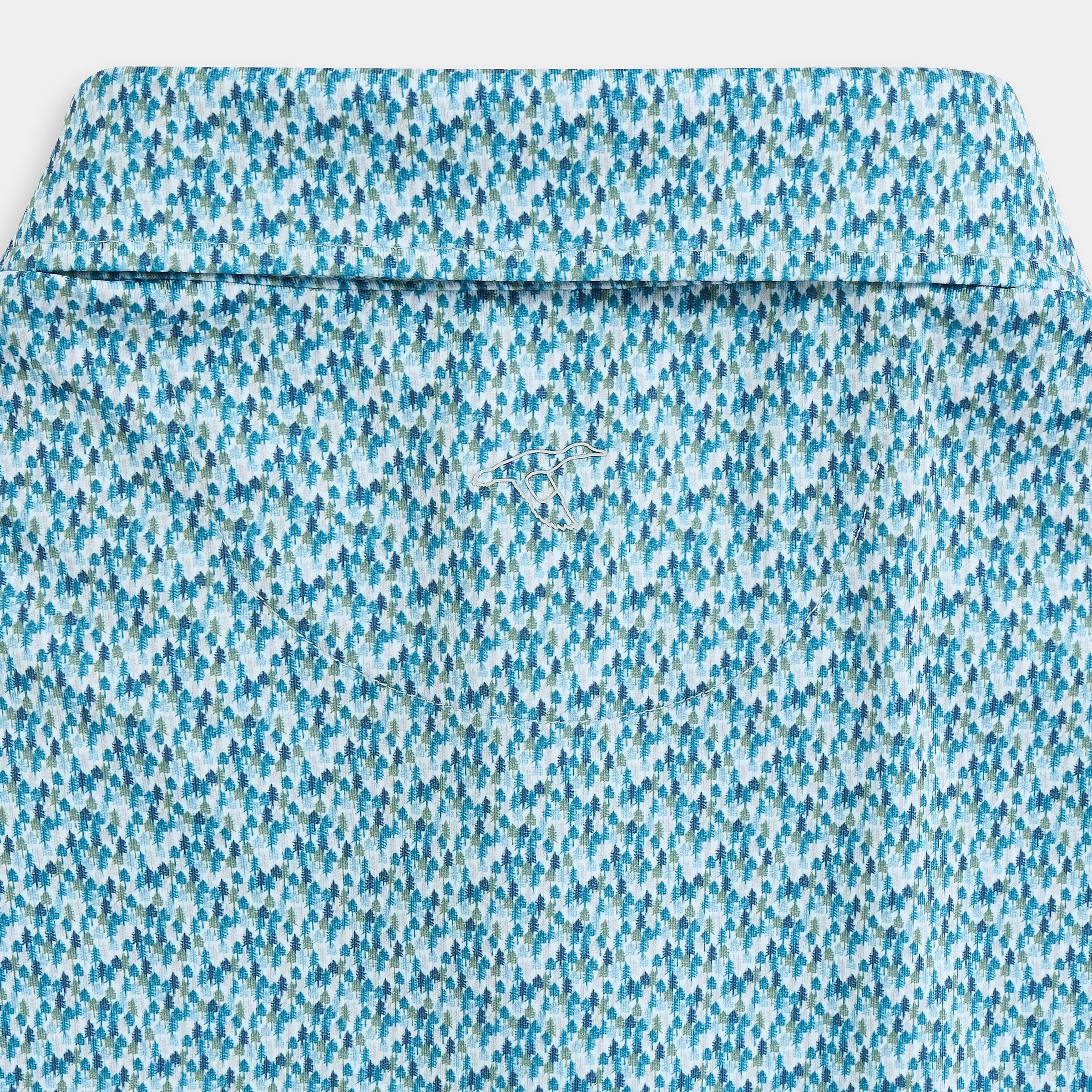 Ponderosa Pine Printed Performance Polo