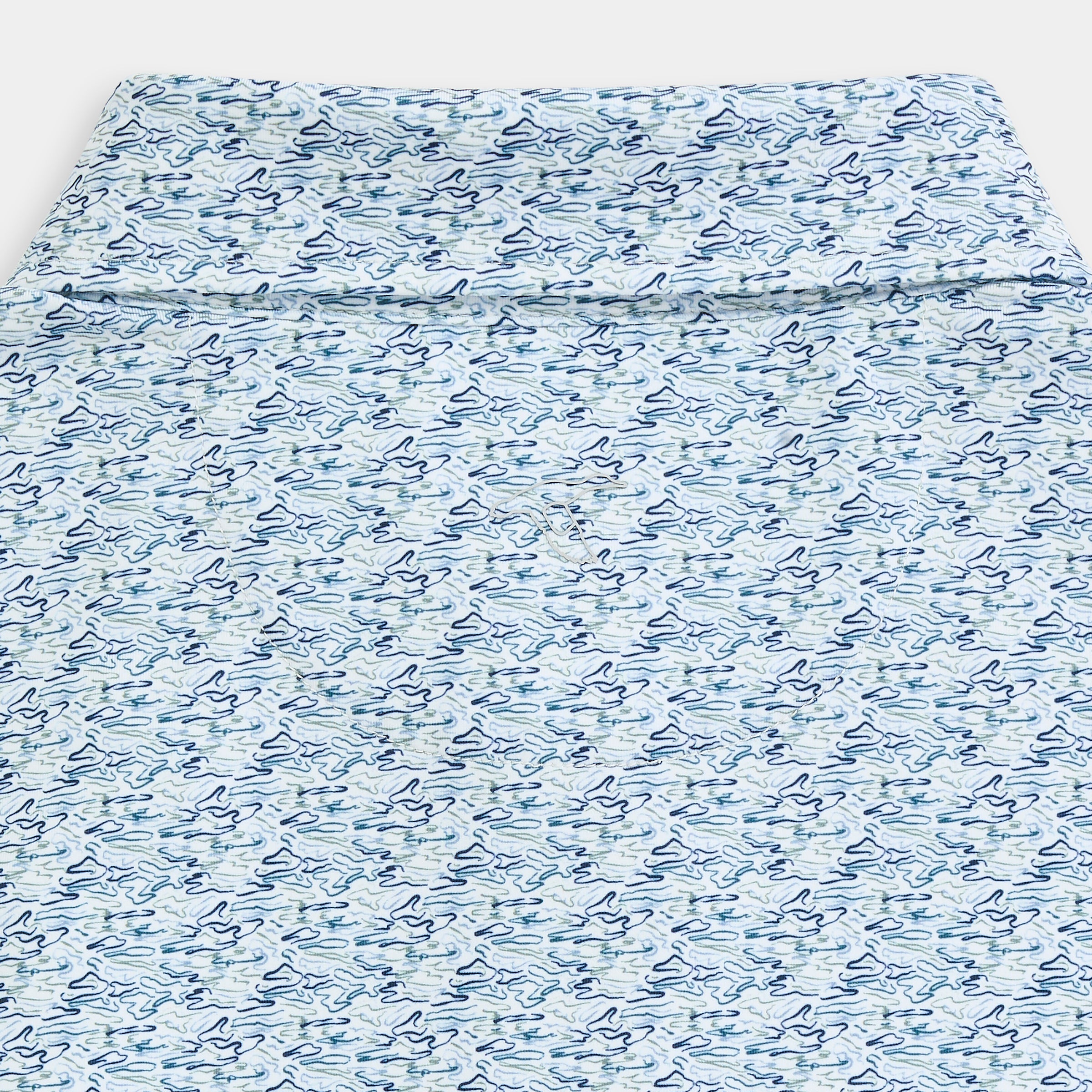 Ripple Effect Printed Performance Polo
