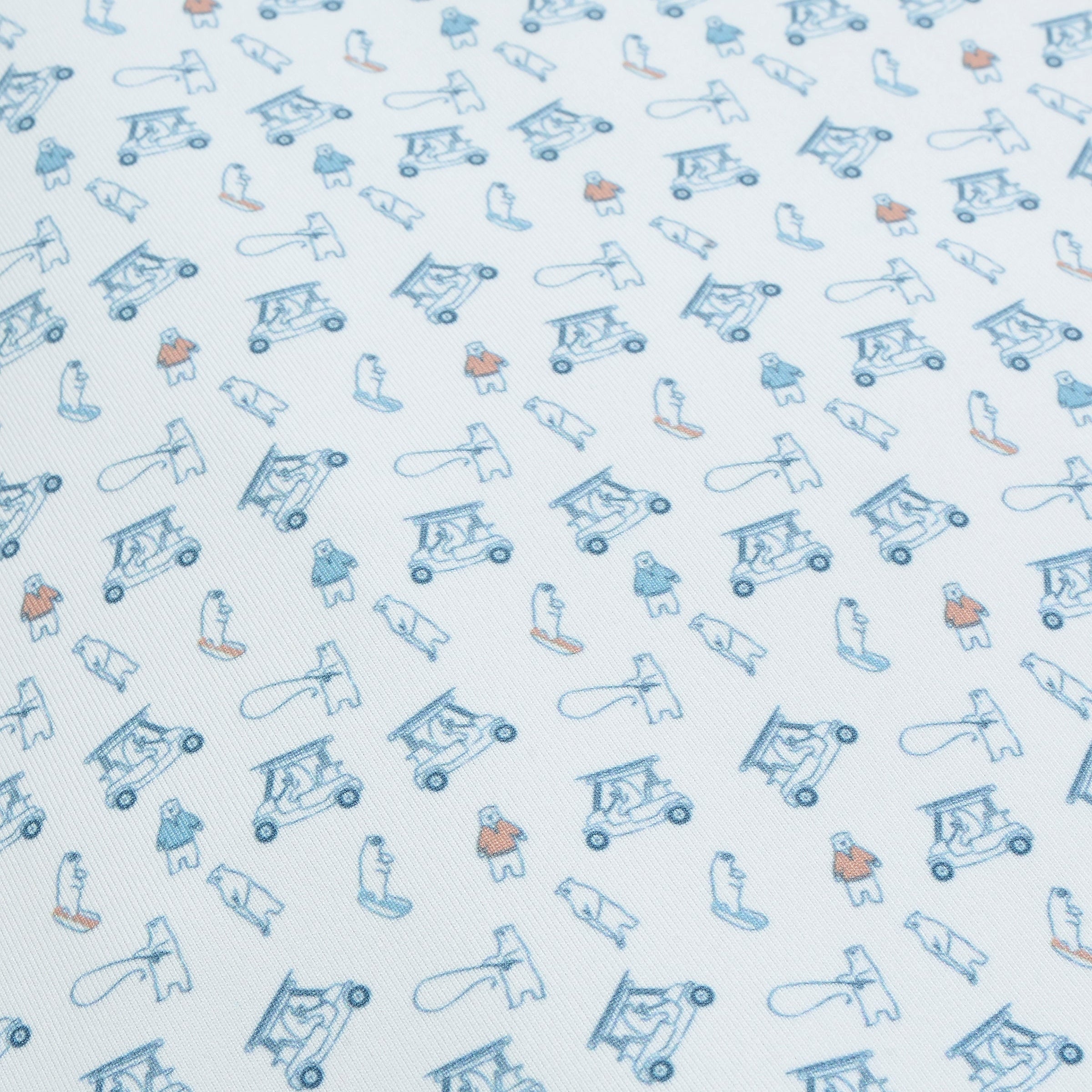 Youth Stream to Green Printed Performance Polo