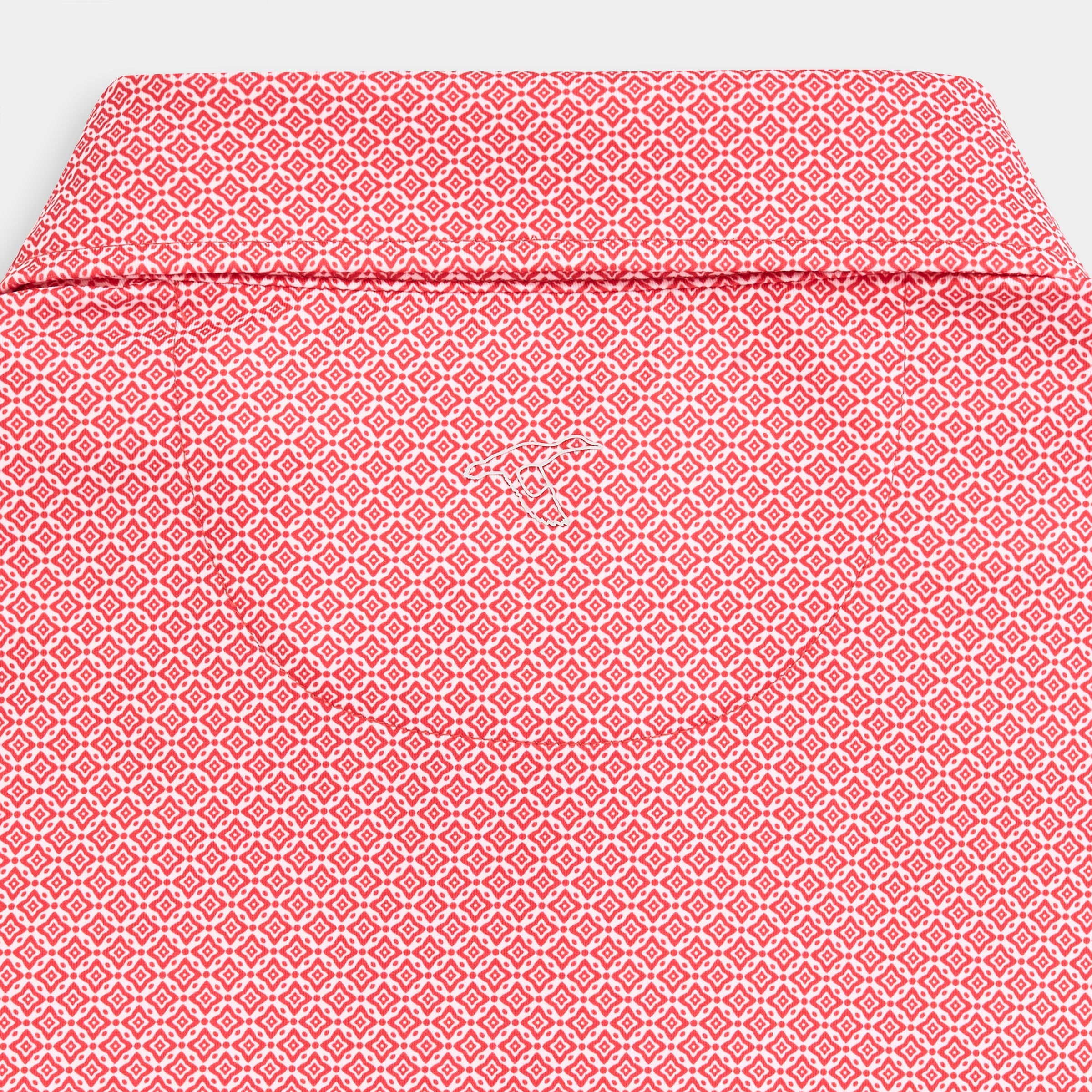 Diamond Lattice Printed Performance Polo