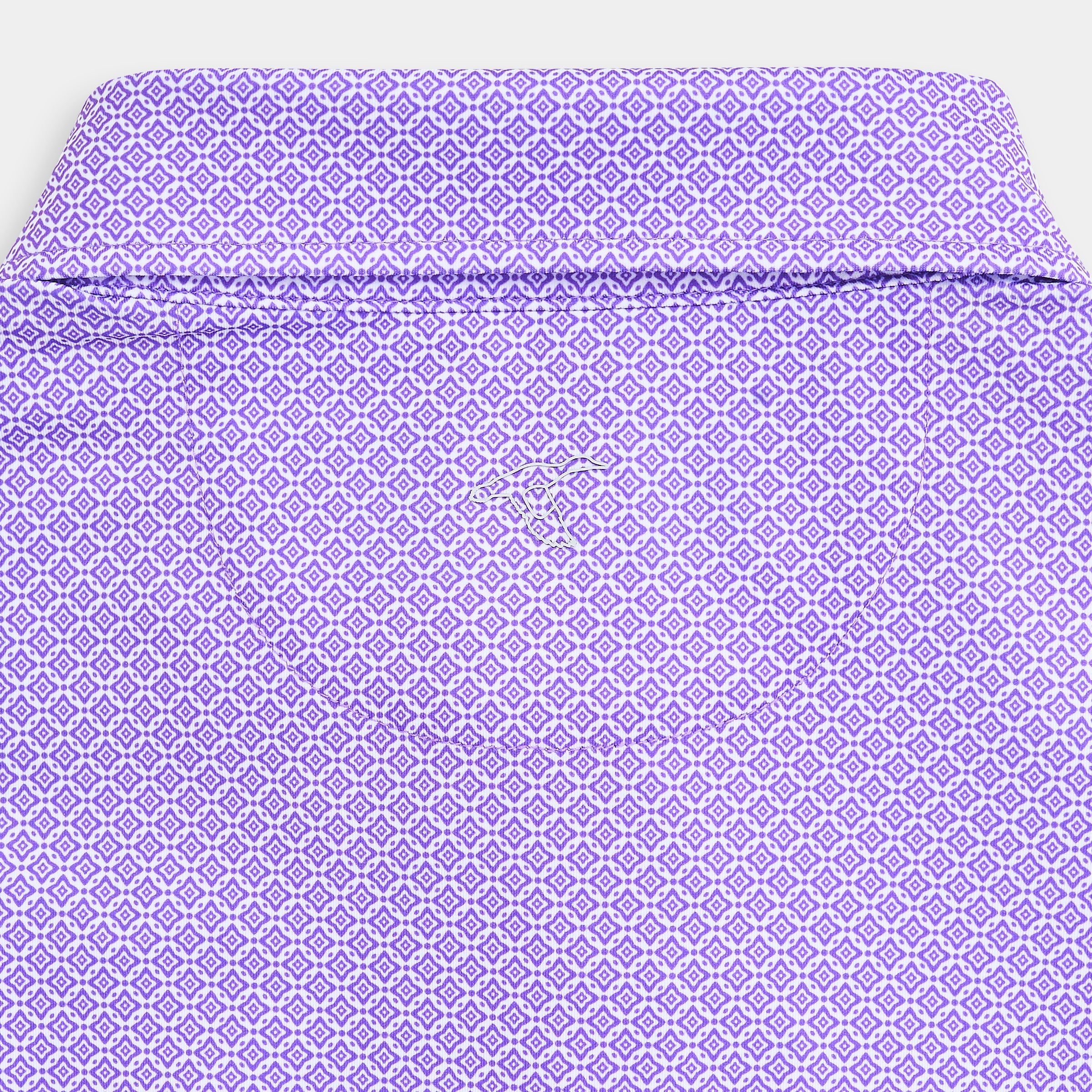 Diamond Lattice Printed Performance Polo