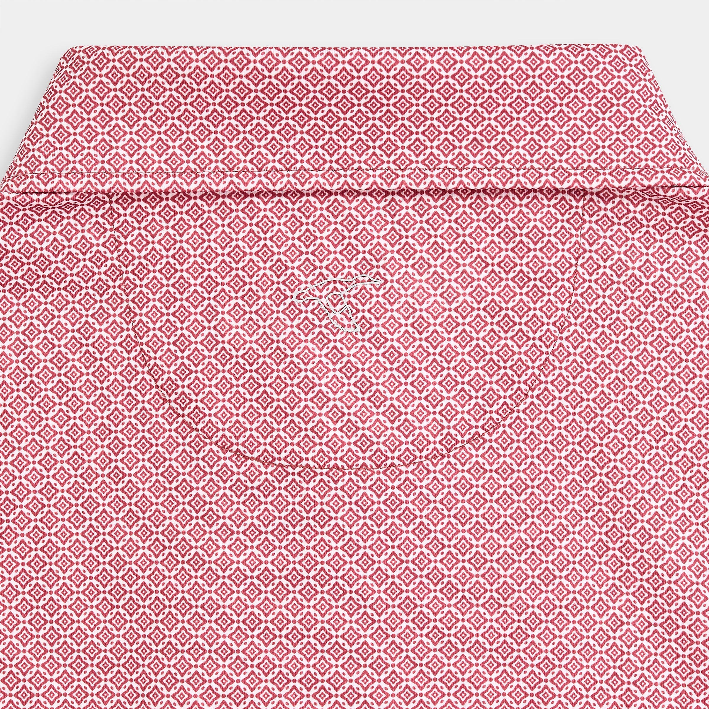 Diamond Lattice Printed Performance Polo
