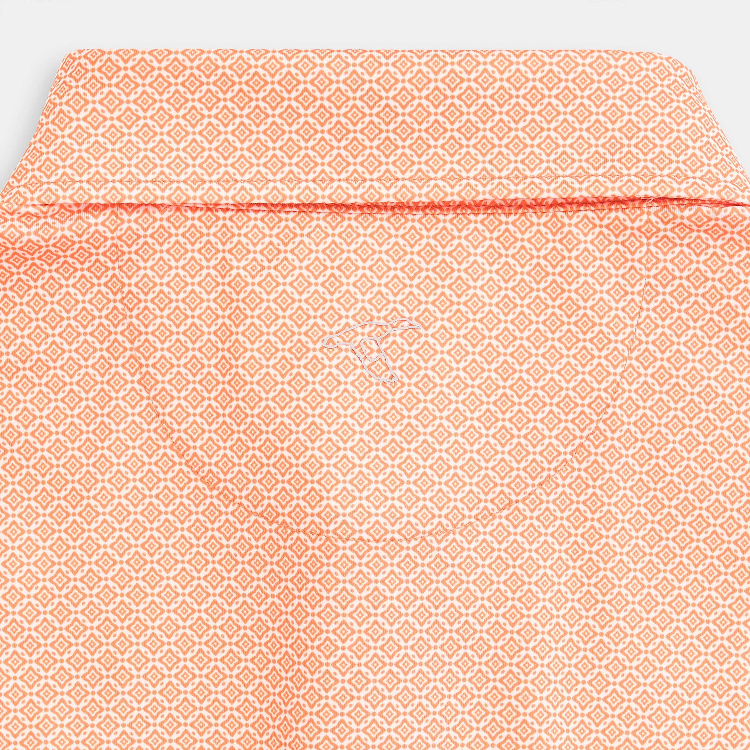 Diamond Lattice Printed Performance Polo
