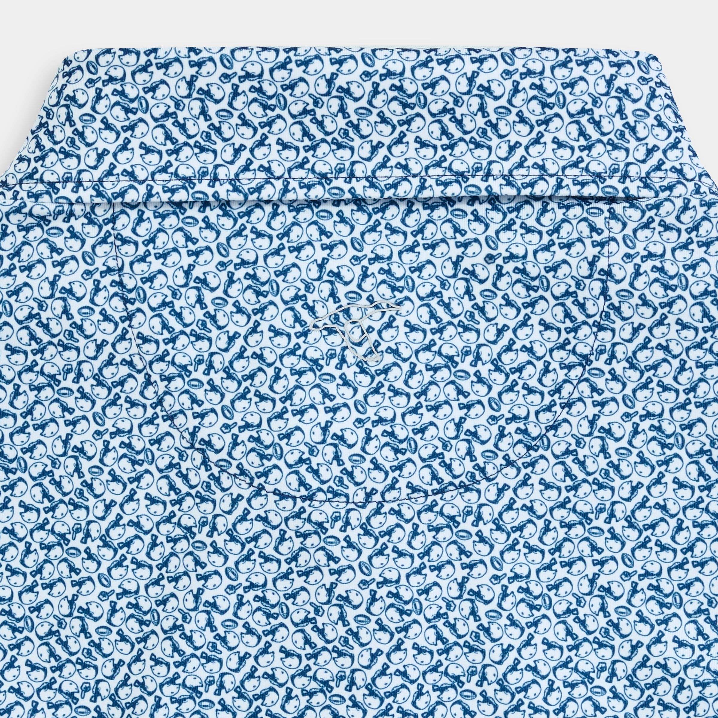 Ole Miss SIP Helmet Havoc Printed Performance Polo