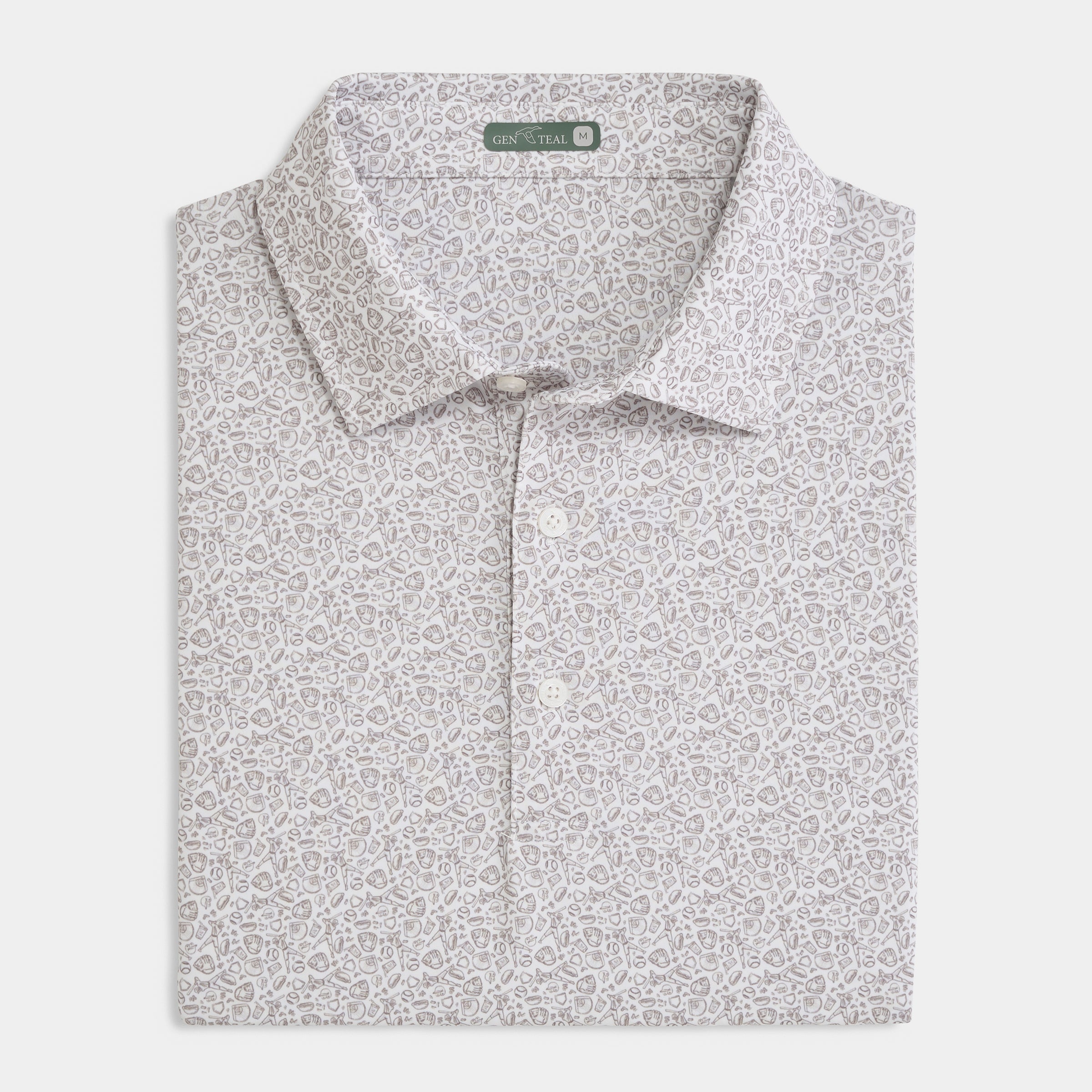 Fastball Printed Performance Polo