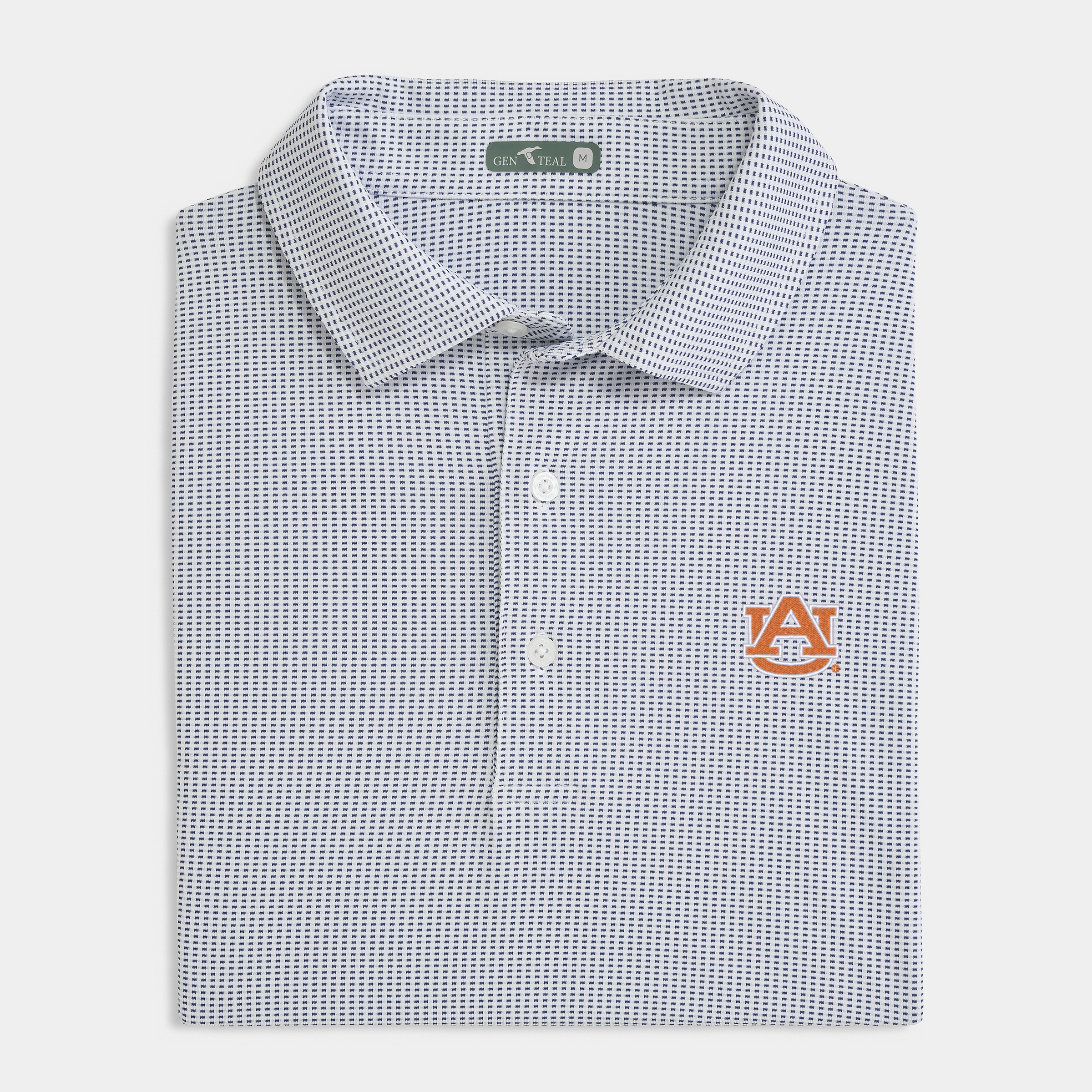 Auburn Jacquard Performance Polo