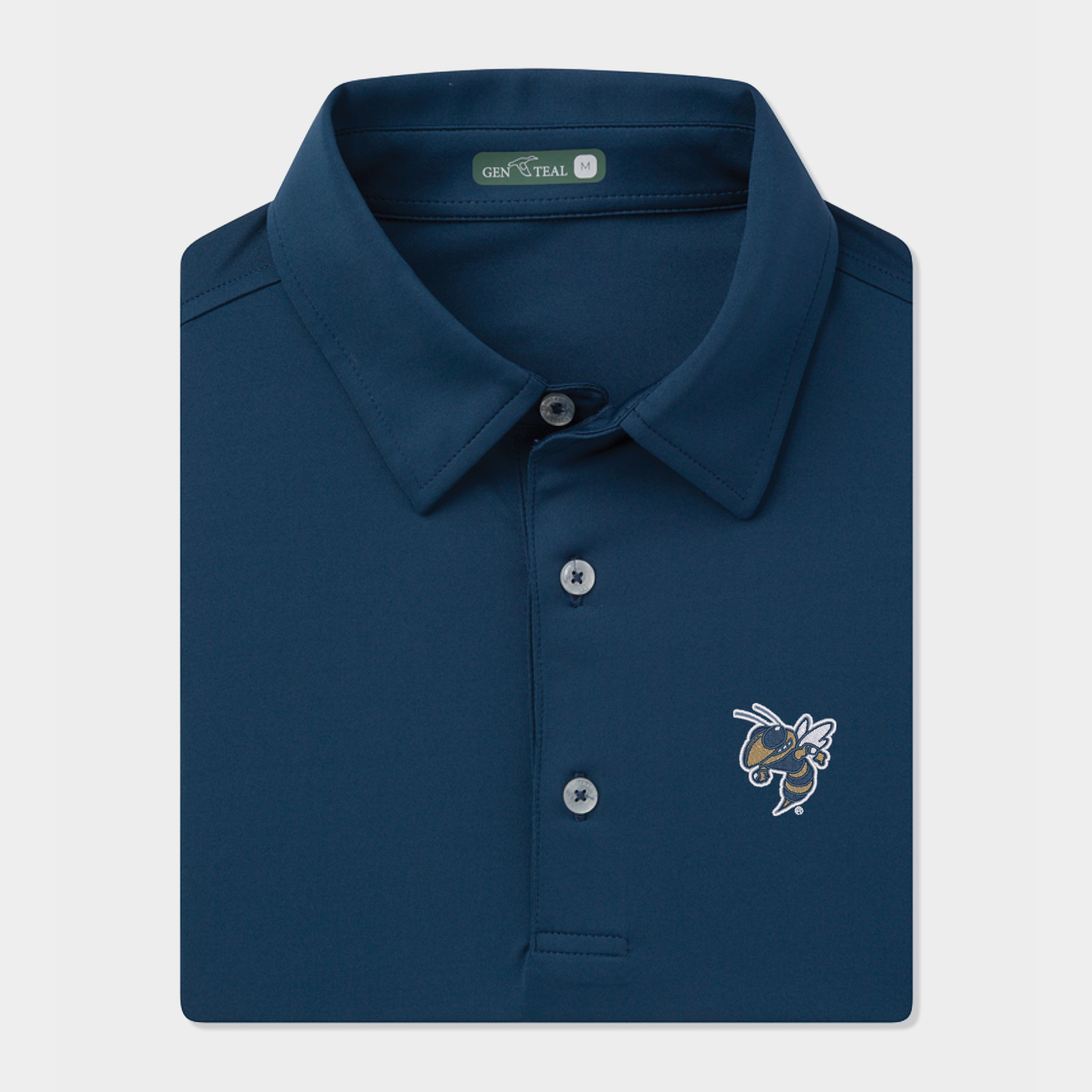 Georgia Tech Yellowjackets Solid Performance Polo