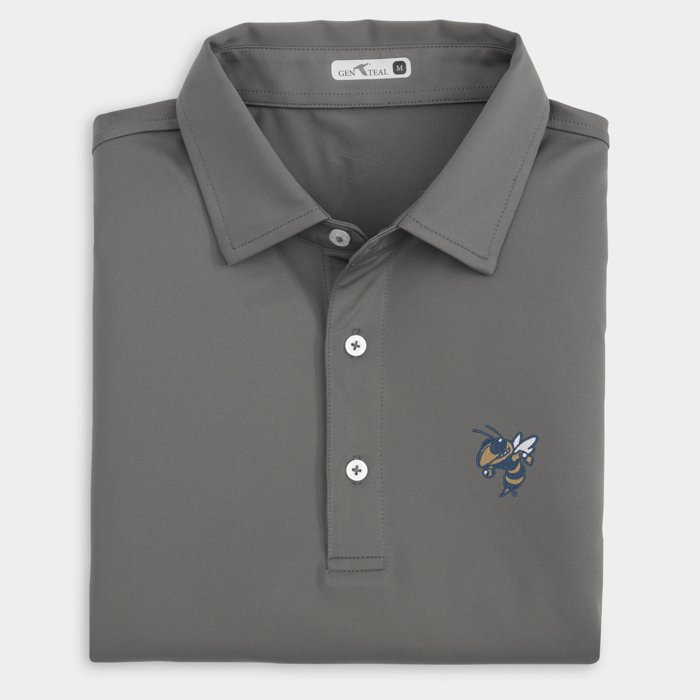 Georgia Tech Yellowjackets Solid Performance Polo