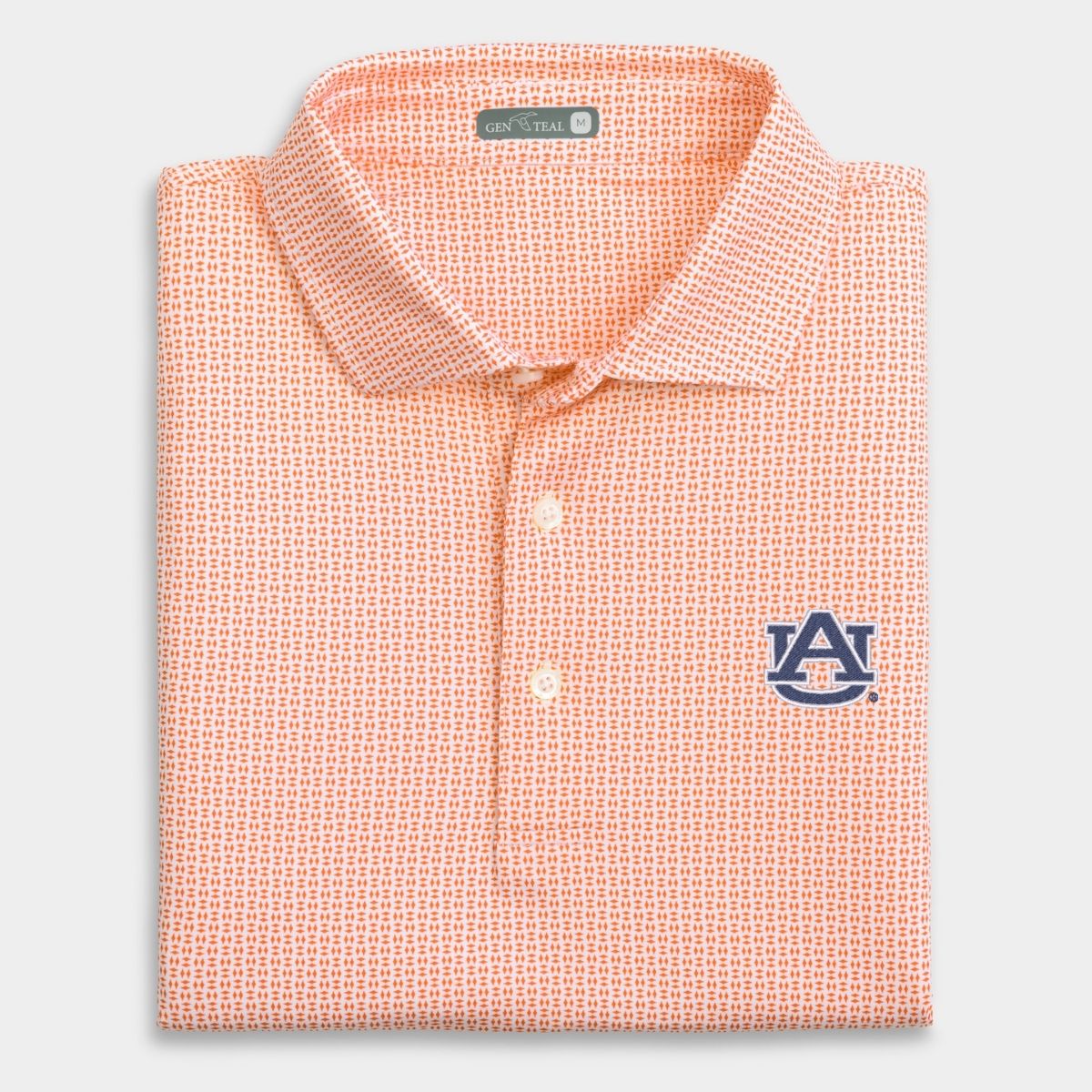 Auburn Trellis Printed Performance Polo