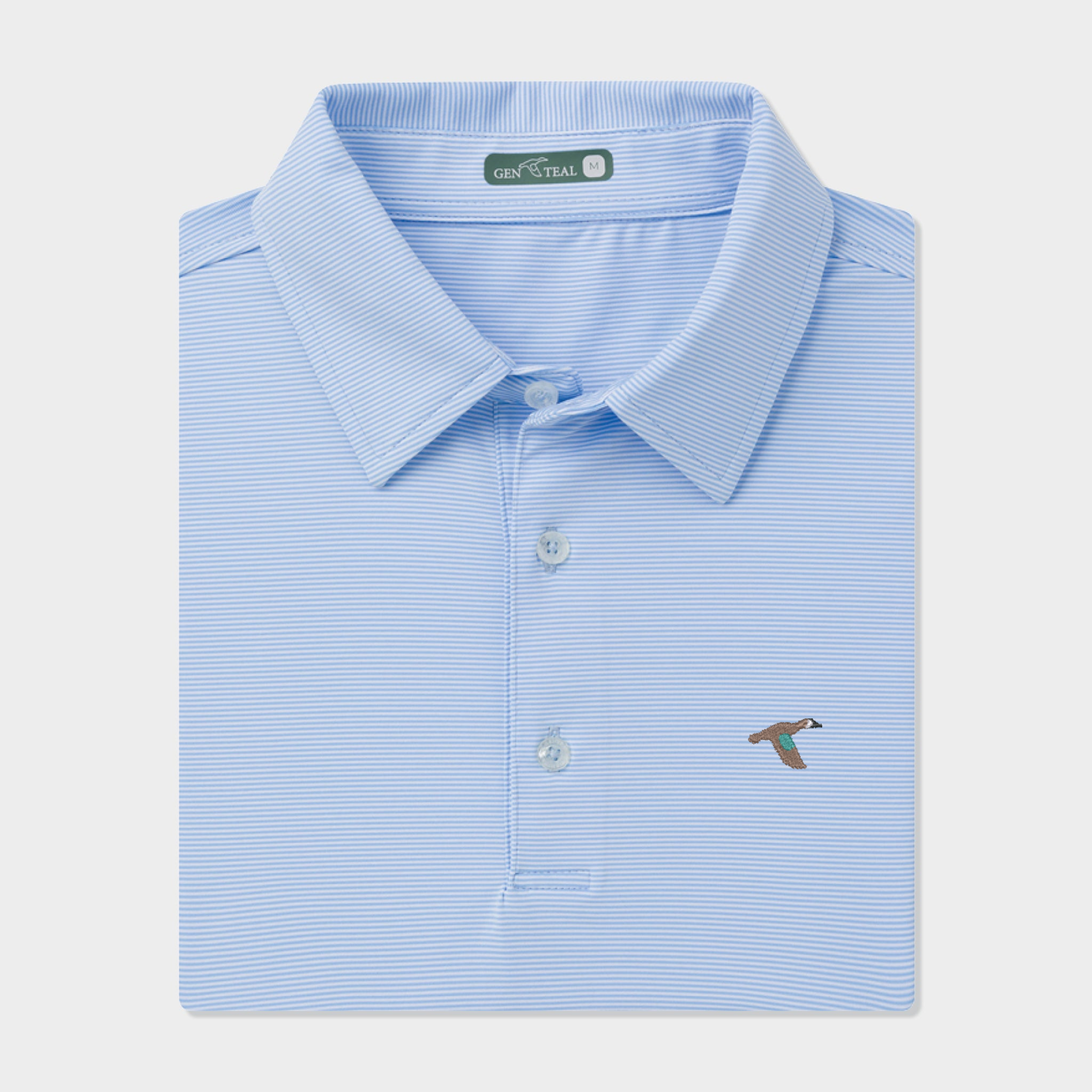 Club Pinstripe Signature Performance Polo