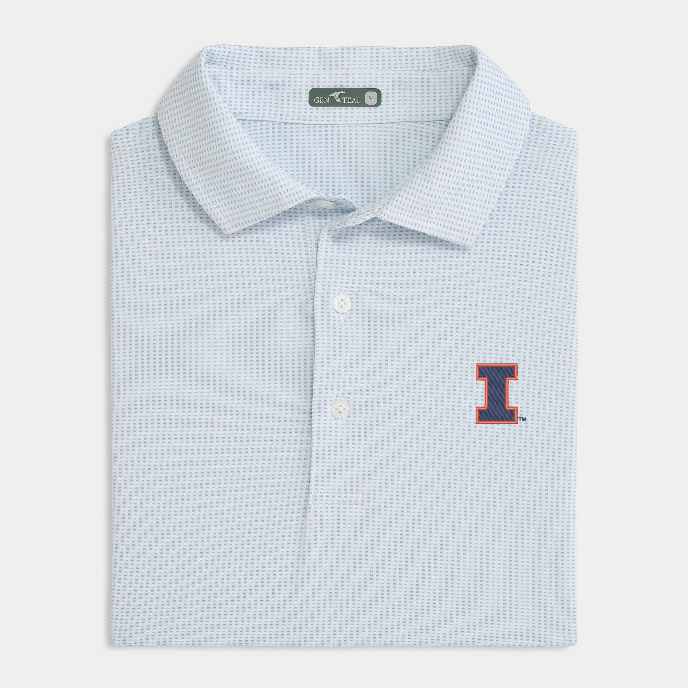Illinois Jacquard Performance Polo