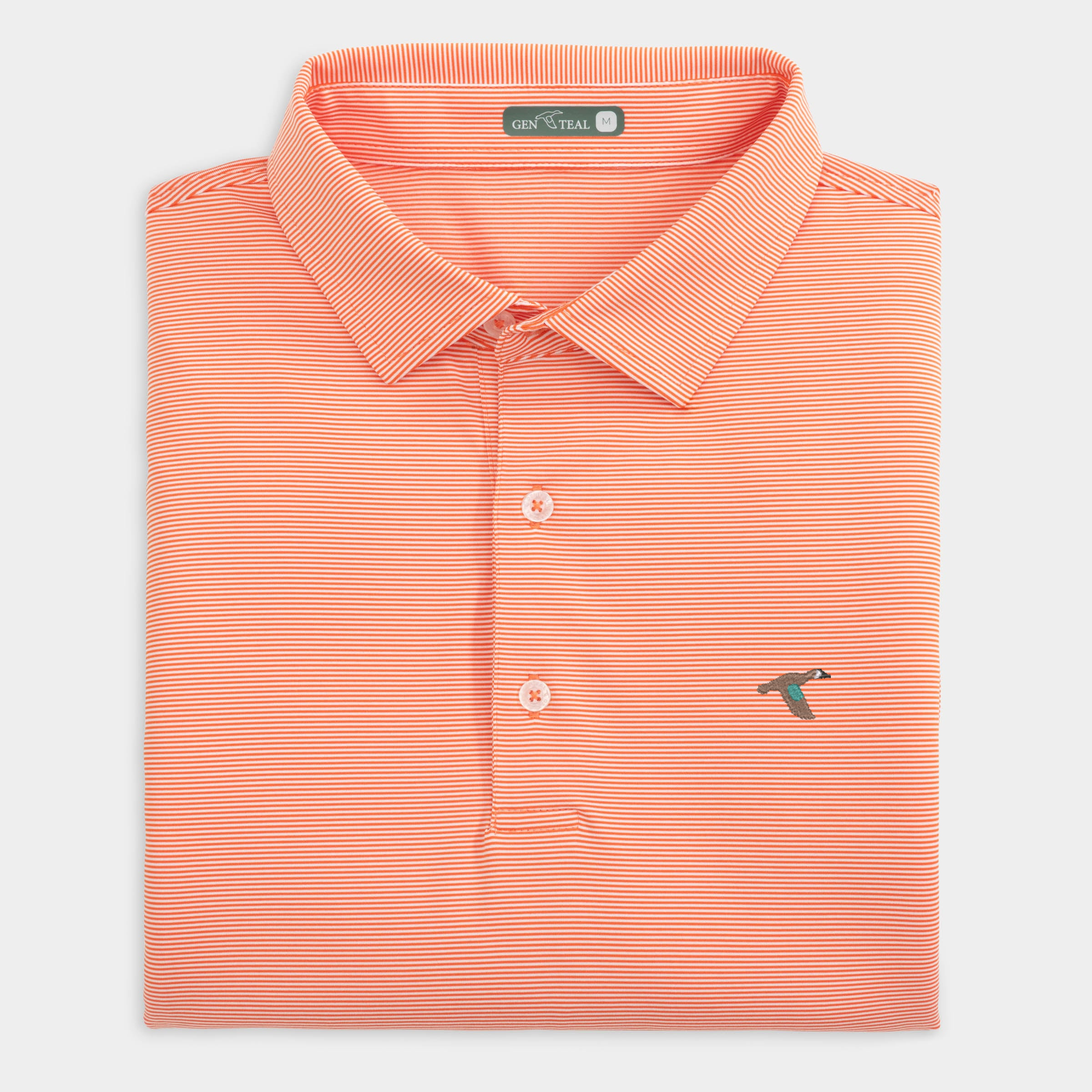 Club Pinstripe Signature Performance Polo